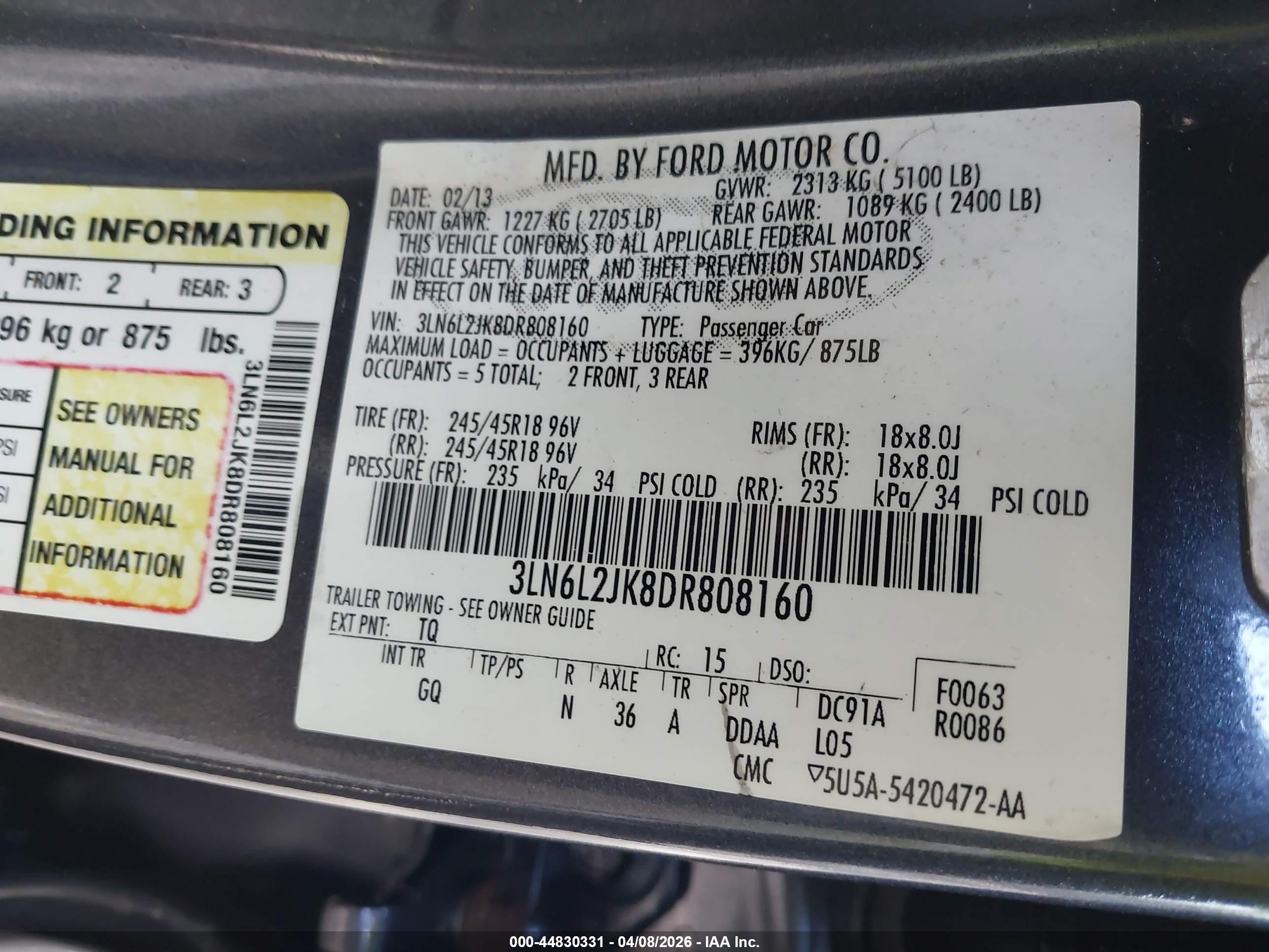 LINCOLN MKZ image 9
