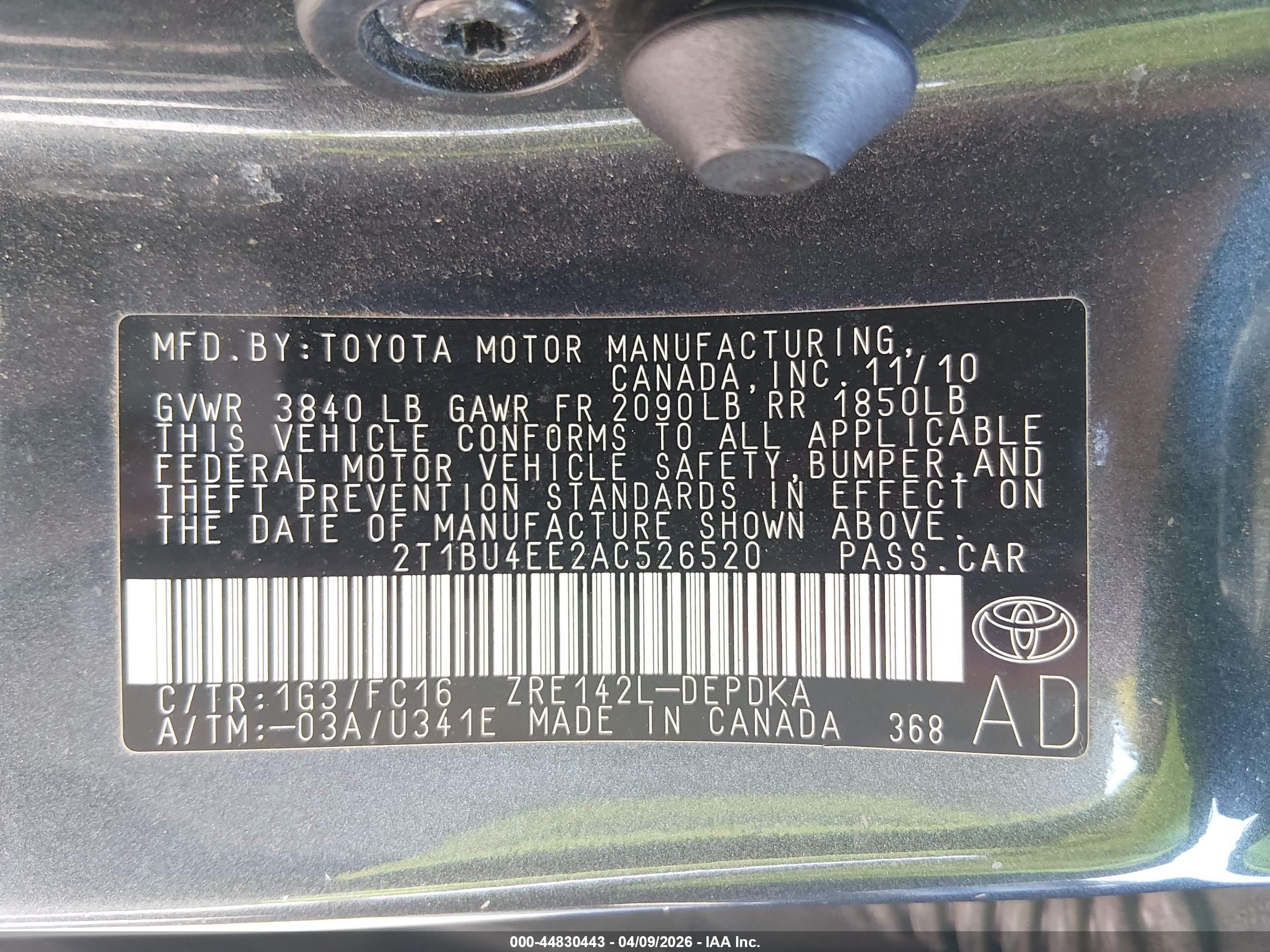 TOYOTA COROLLA image 9