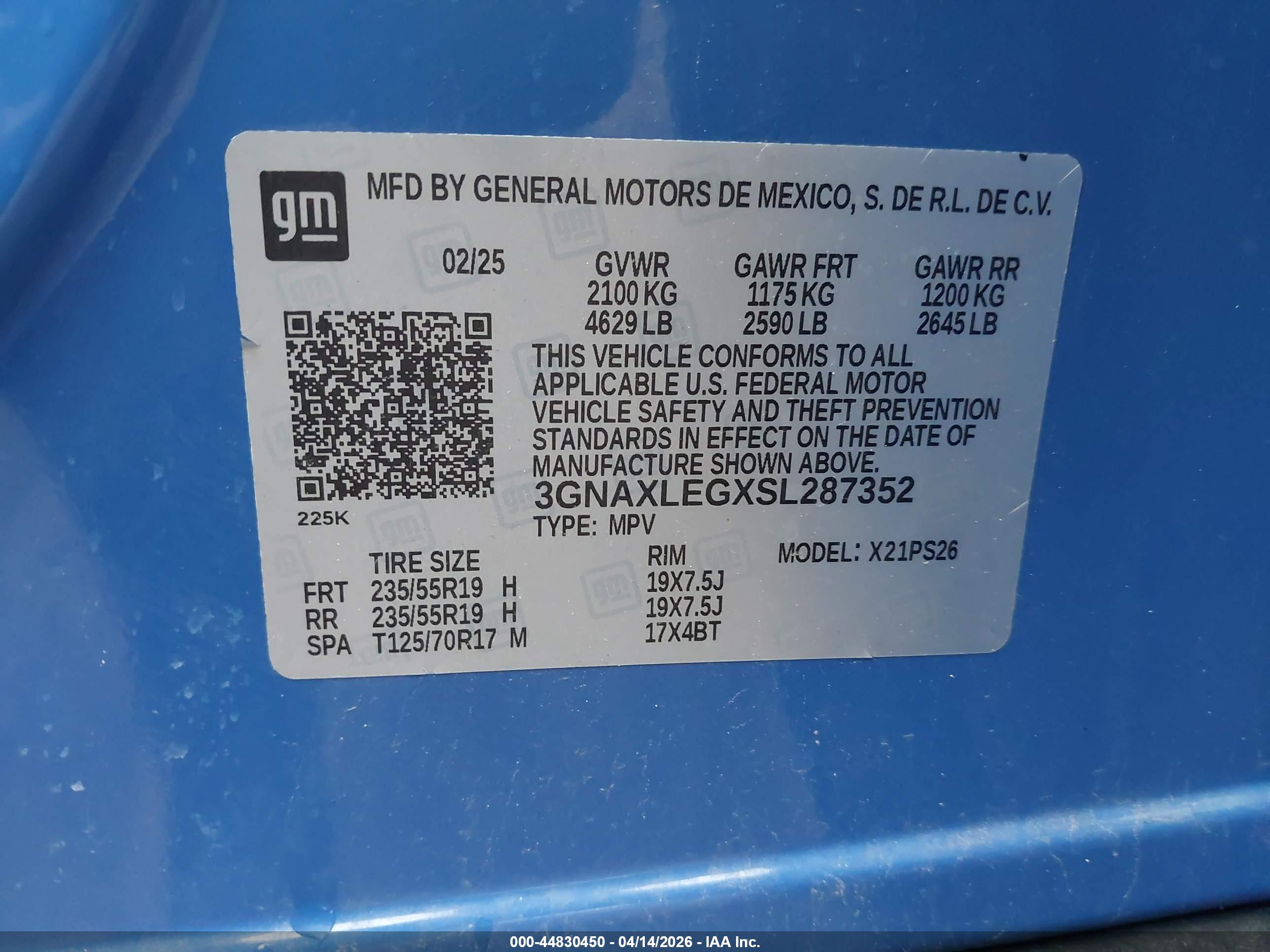 CHEVROLET EQUINOX image 9