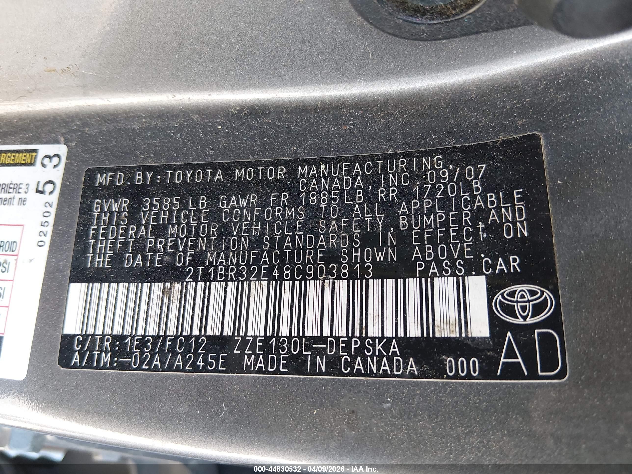TOYOTA COROLLA image 9