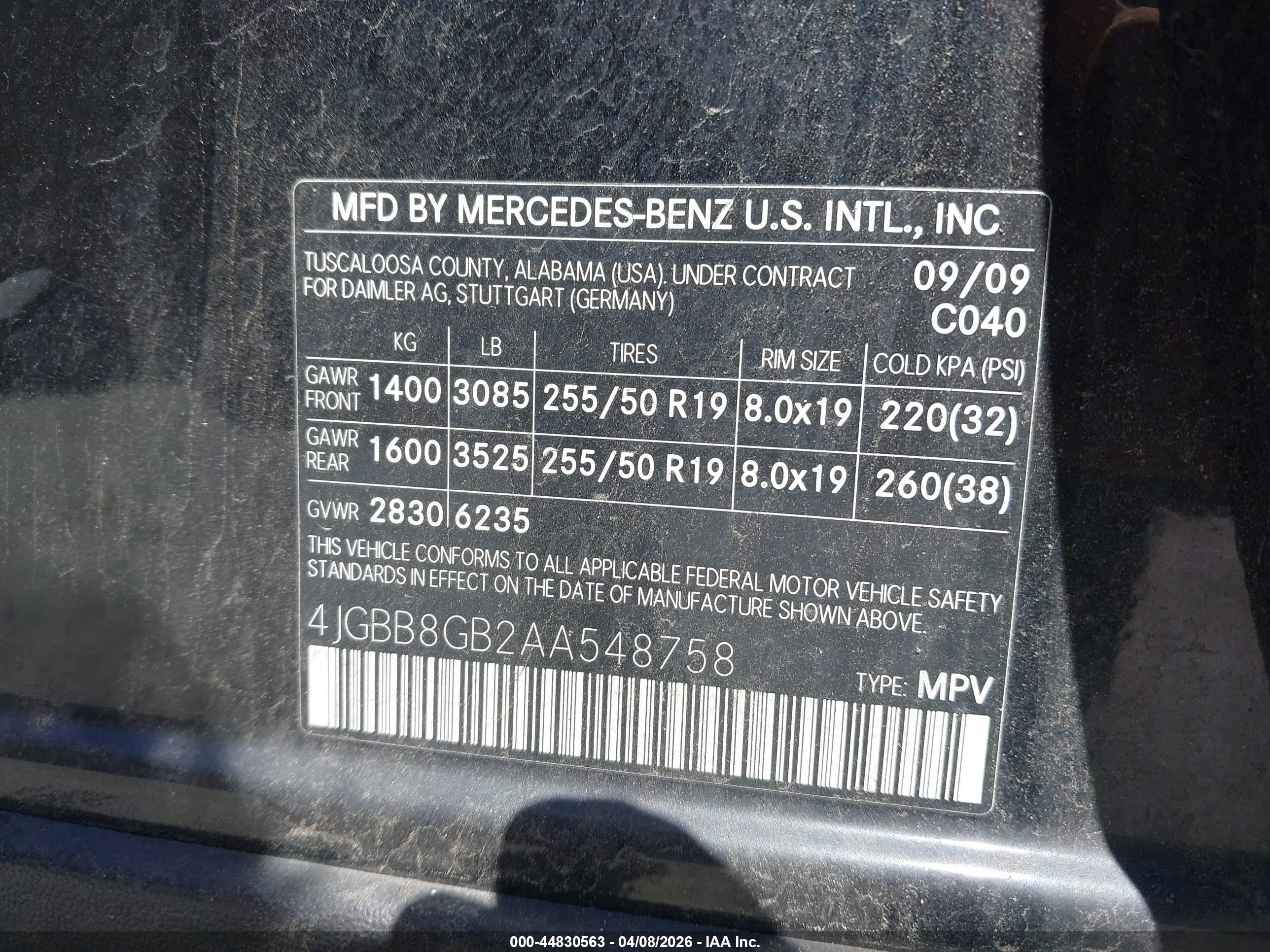 MERCEDES-BENZ ML image 9