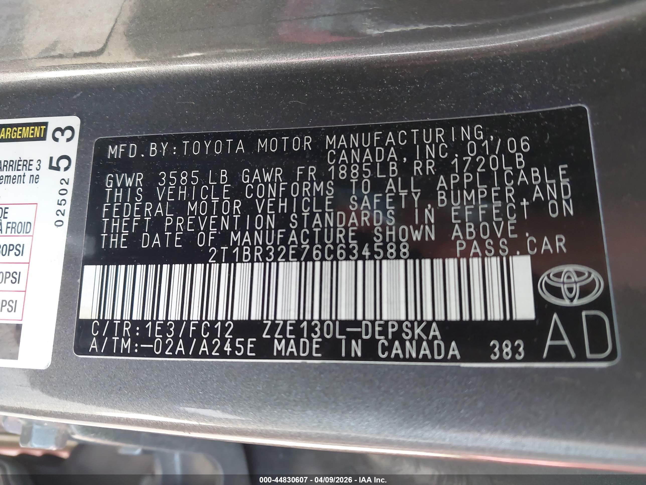 TOYOTA COROLLA image 9