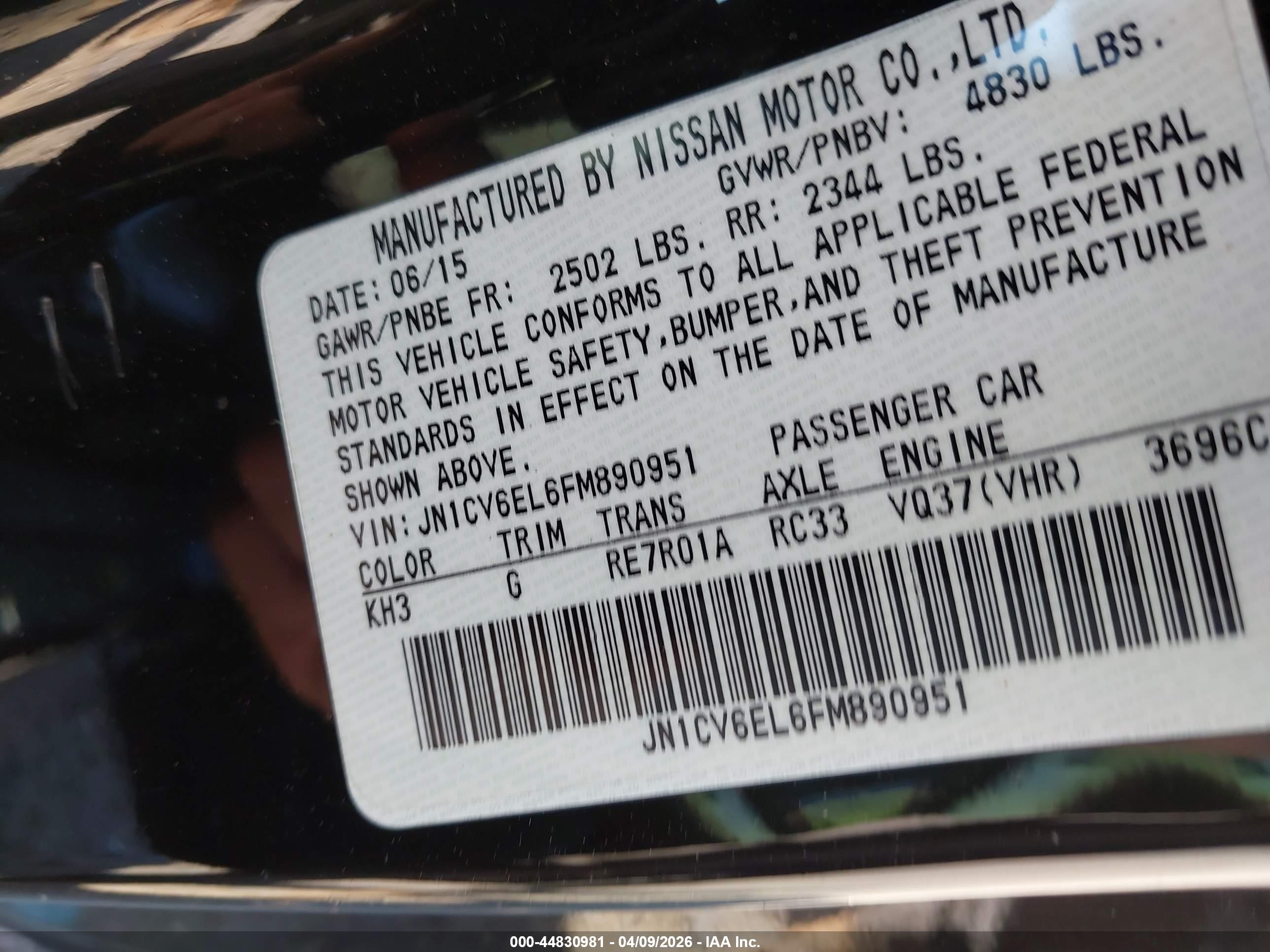 INFINITI Q60 image 9