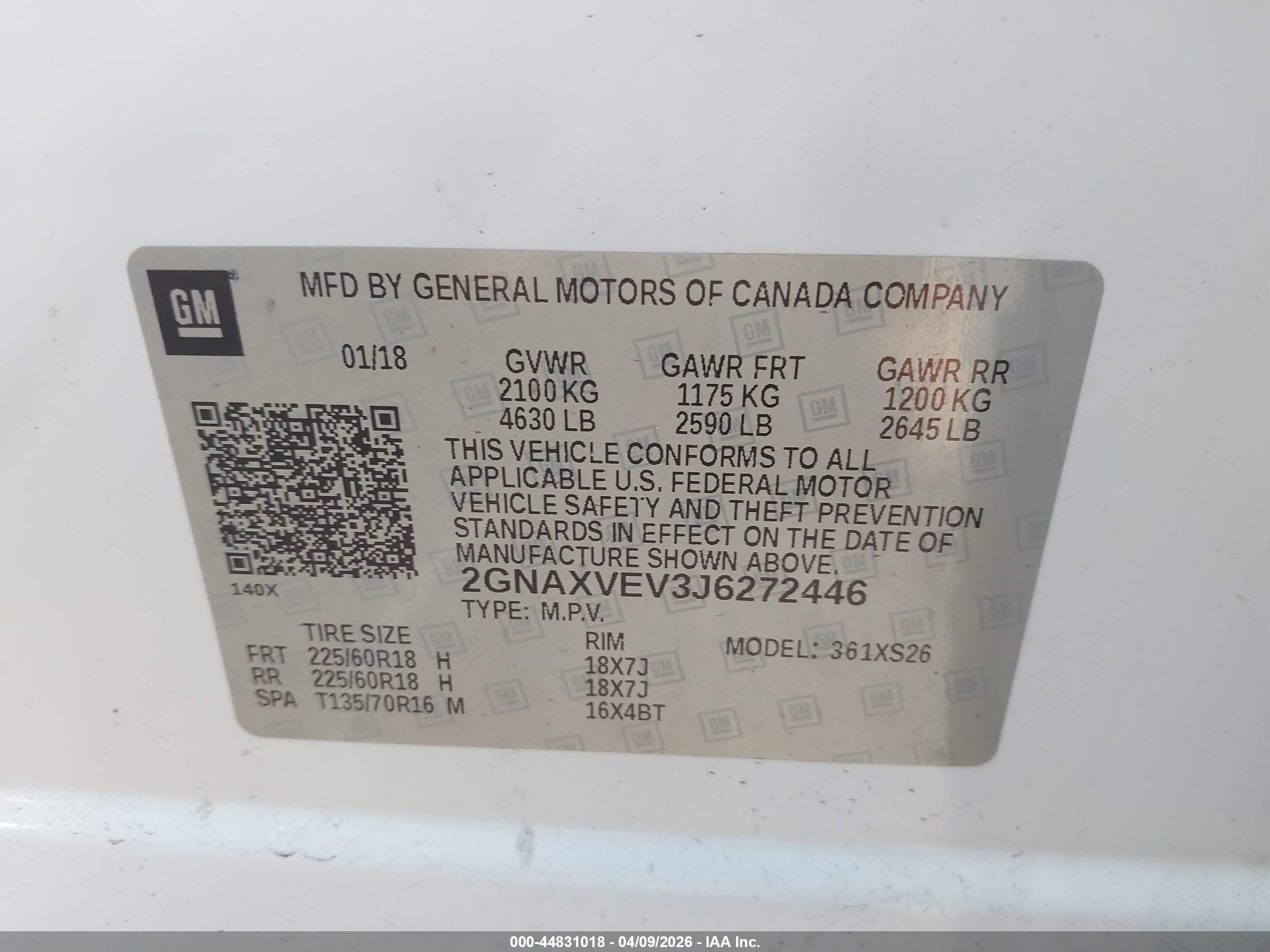 CHEVROLET EQUINOX image 9