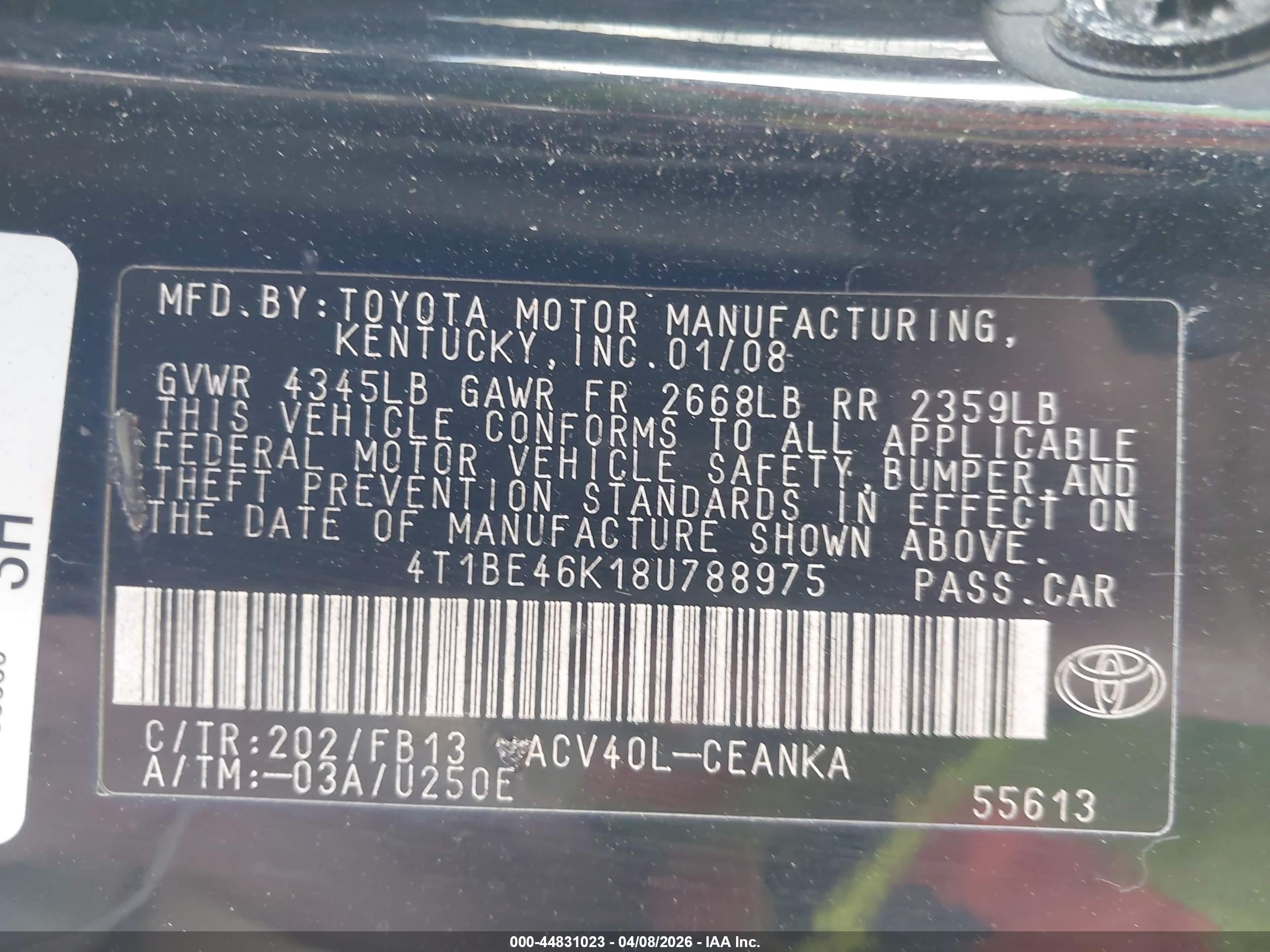 TOYOTA CAMRY image 9