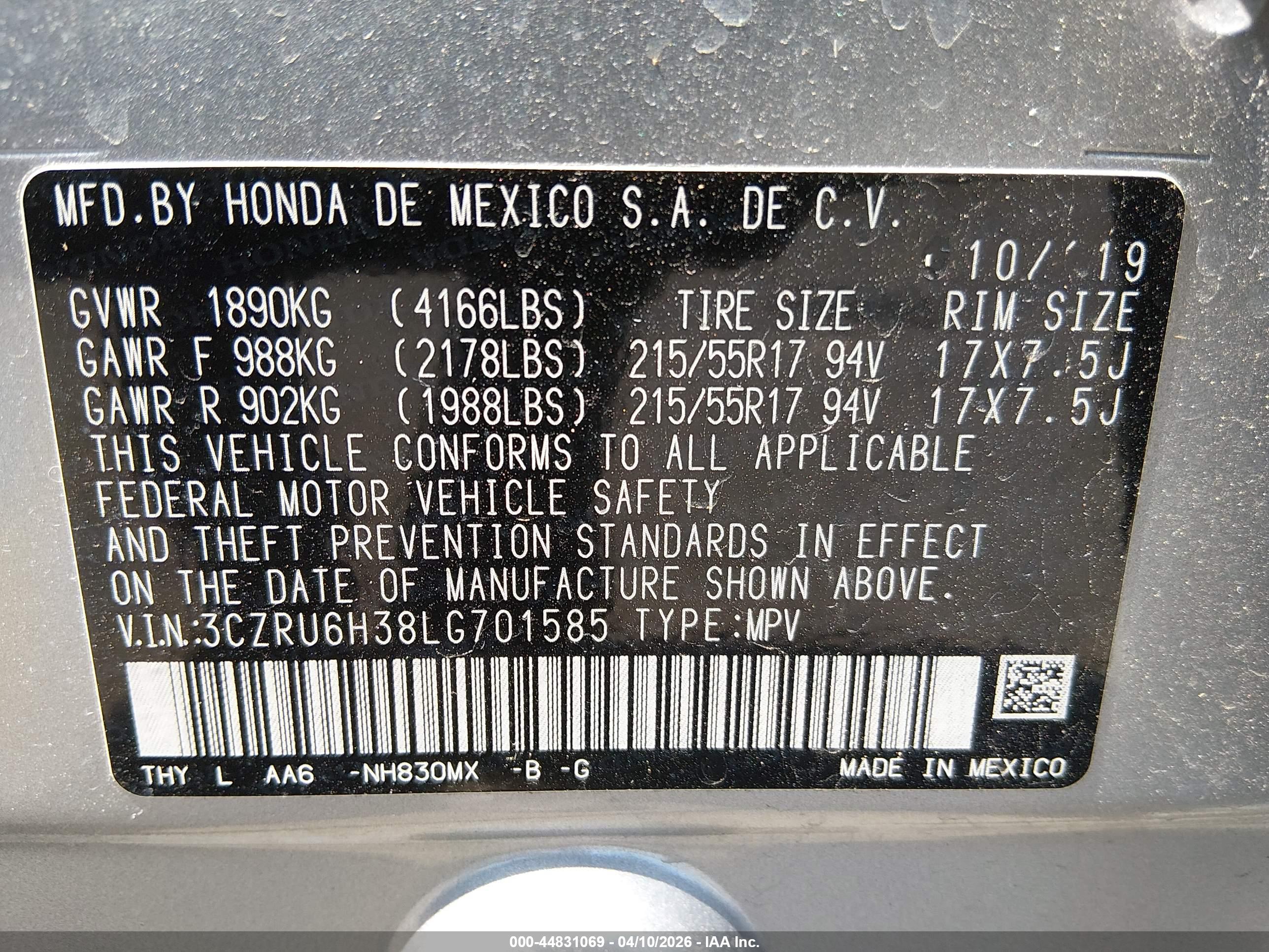 HONDA HR-V image 9