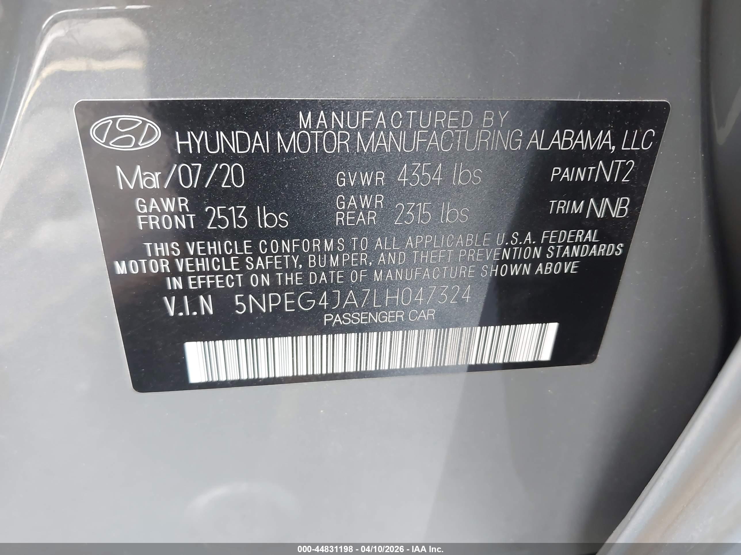 HYUNDAI SONATA image 9