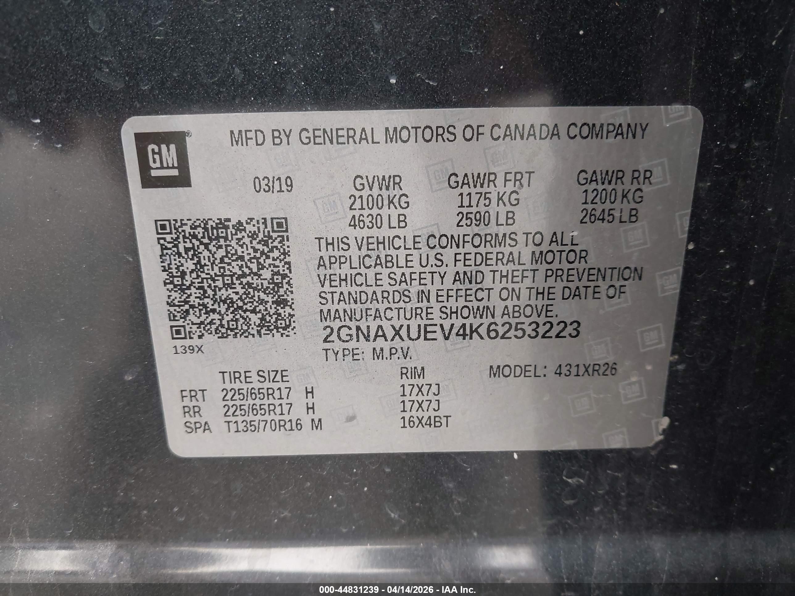 CHEVROLET EQUINOX image 9