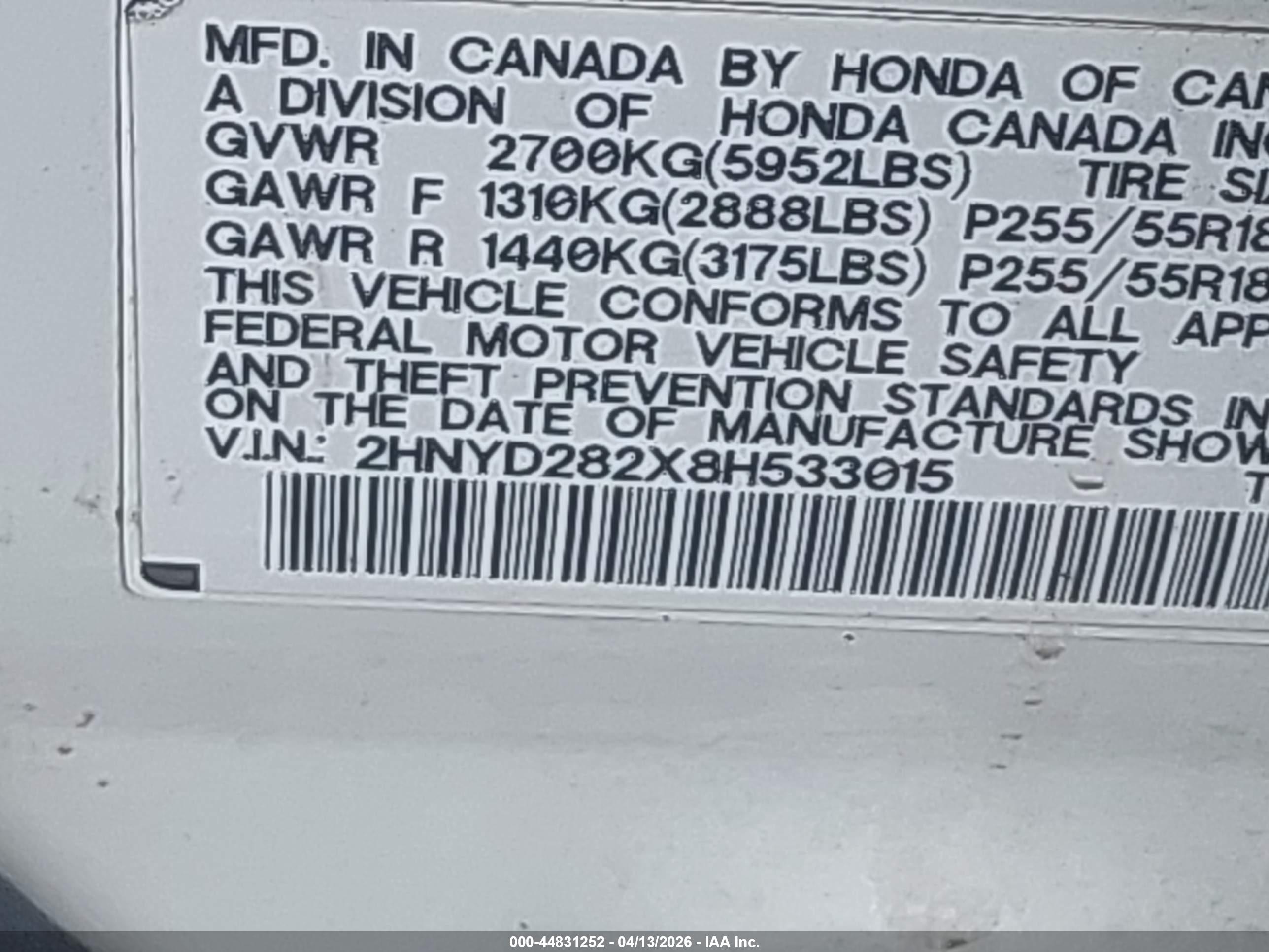 ACURA MDX image 9