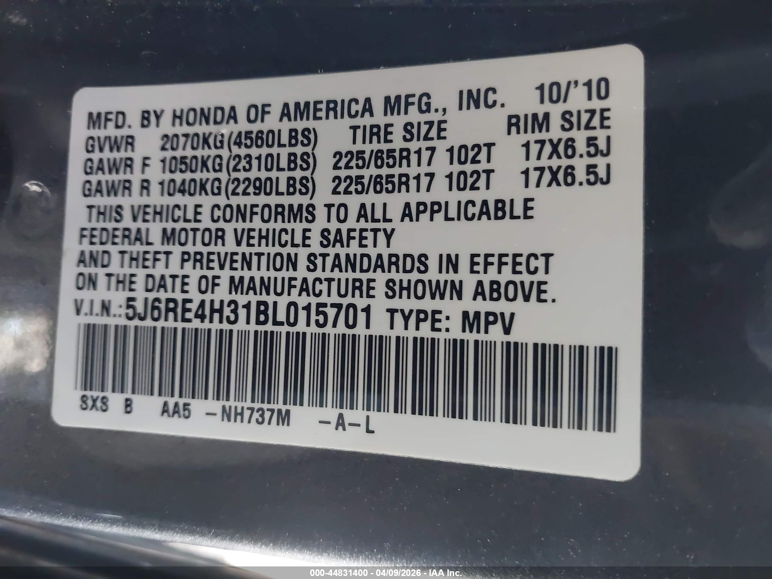 HONDA CR-V image 9