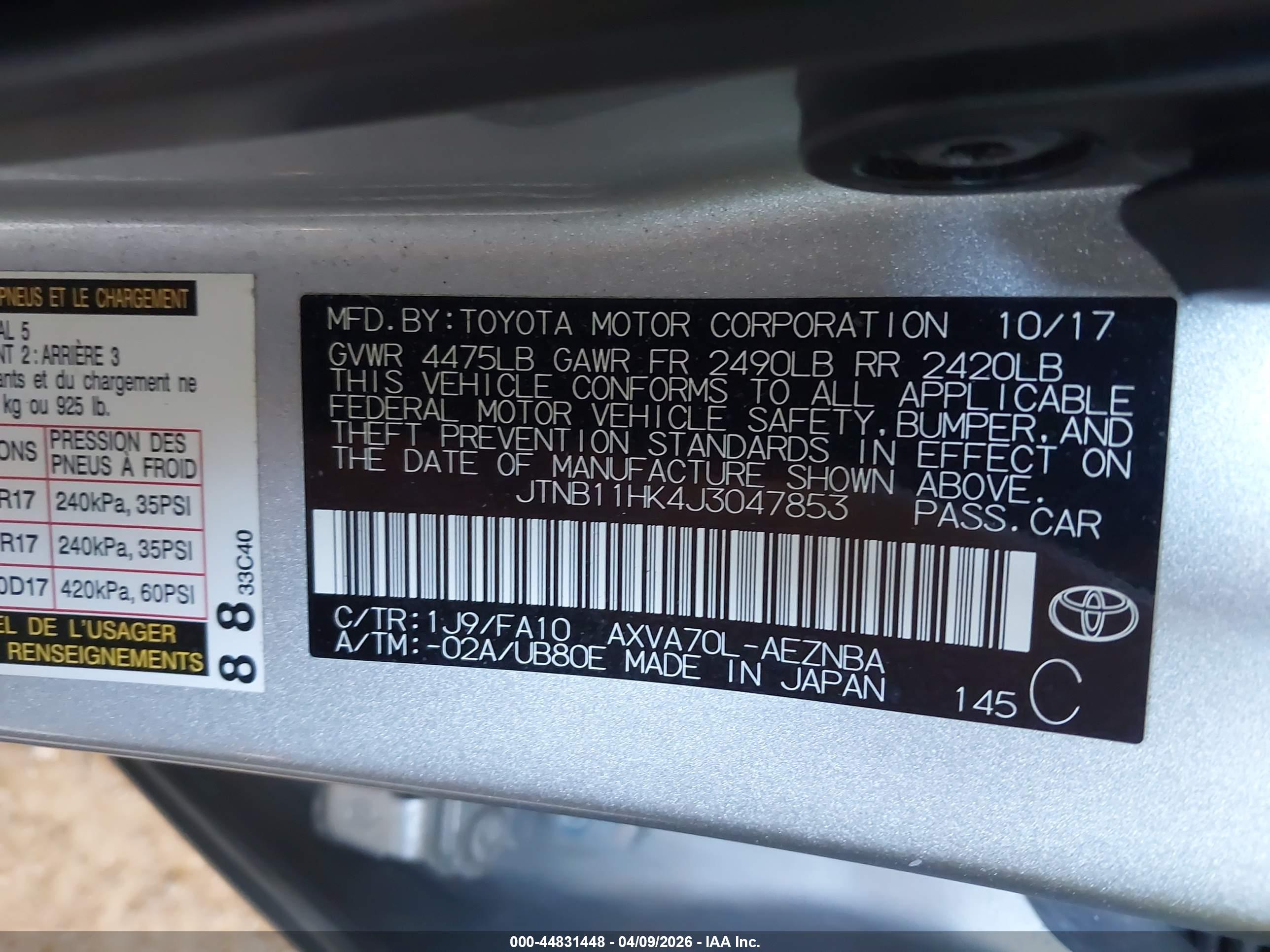 TOYOTA CAMRY image 9