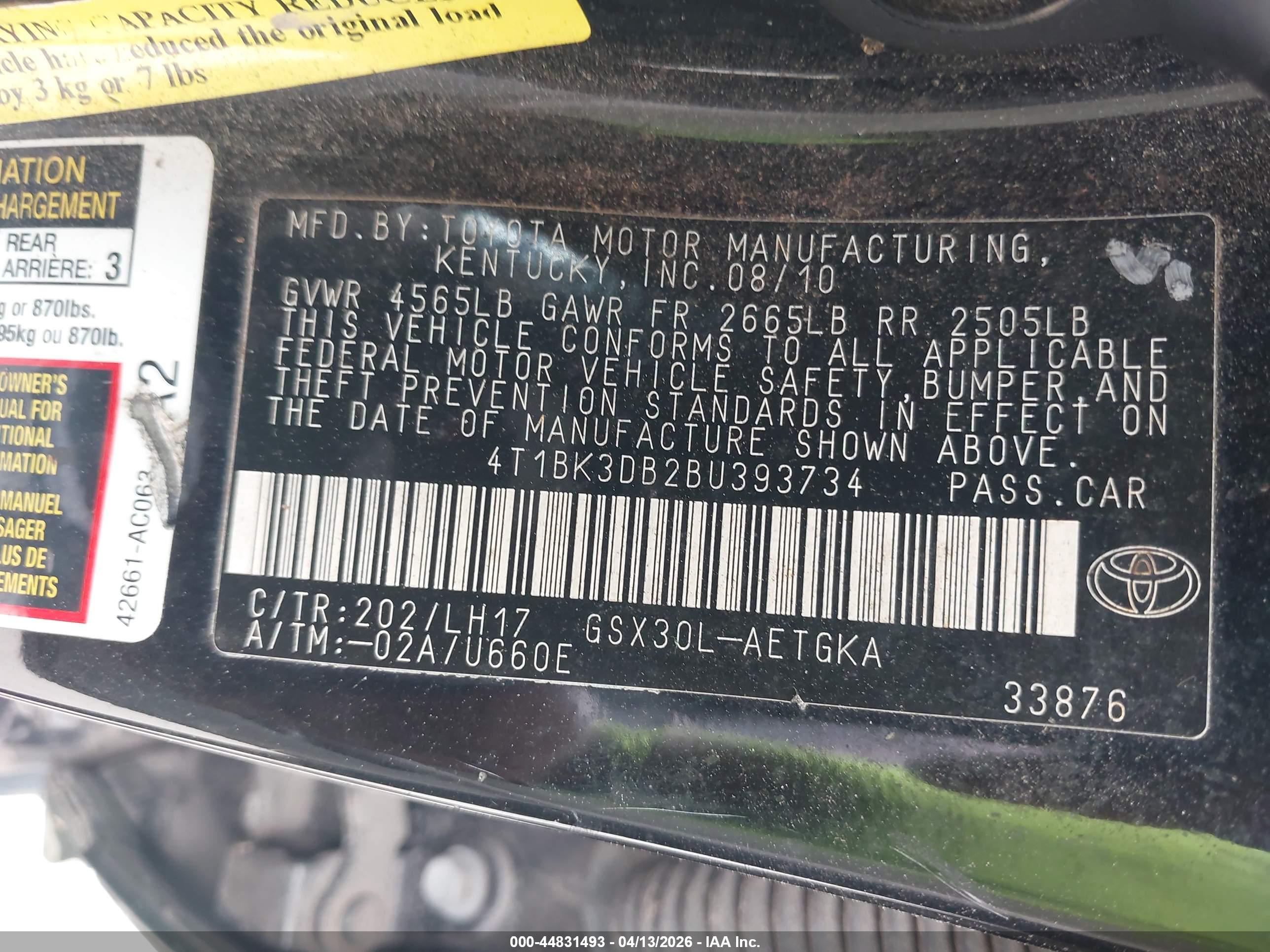 TOYOTA AVALON image 9