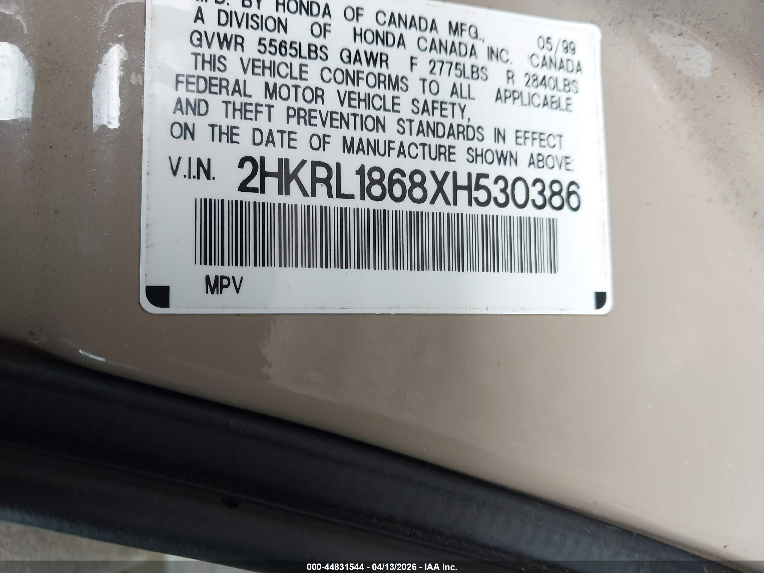 HONDA ODYSSEY image 9