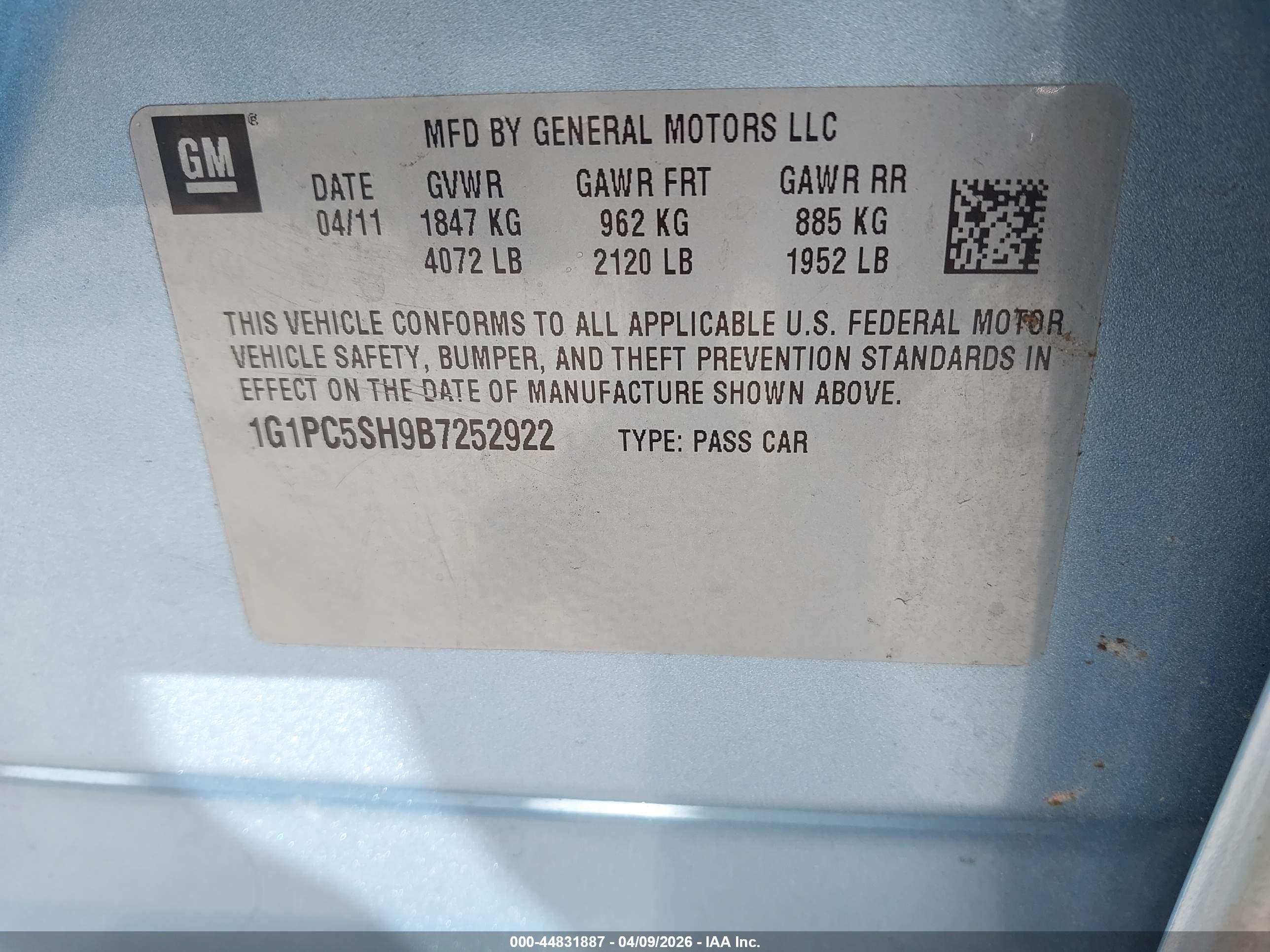 CHEVROLET CRUZE image 9