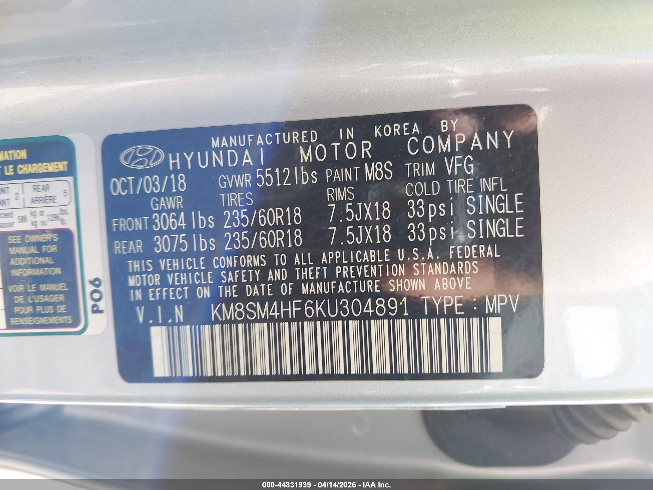 HYUNDAI SANTA image 9