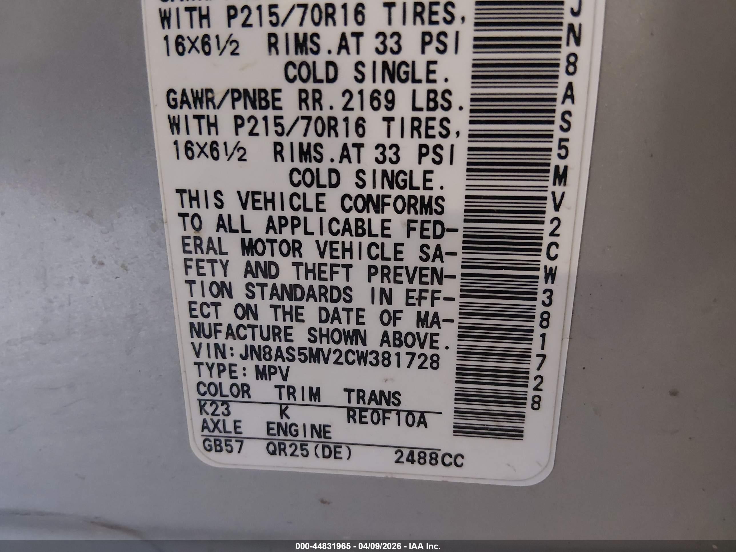 NISSAN ROGUE image 9