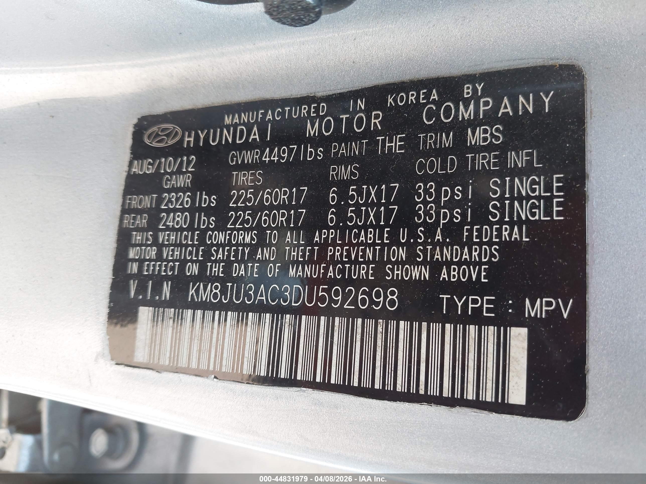 HYUNDAI TUCSON image 9