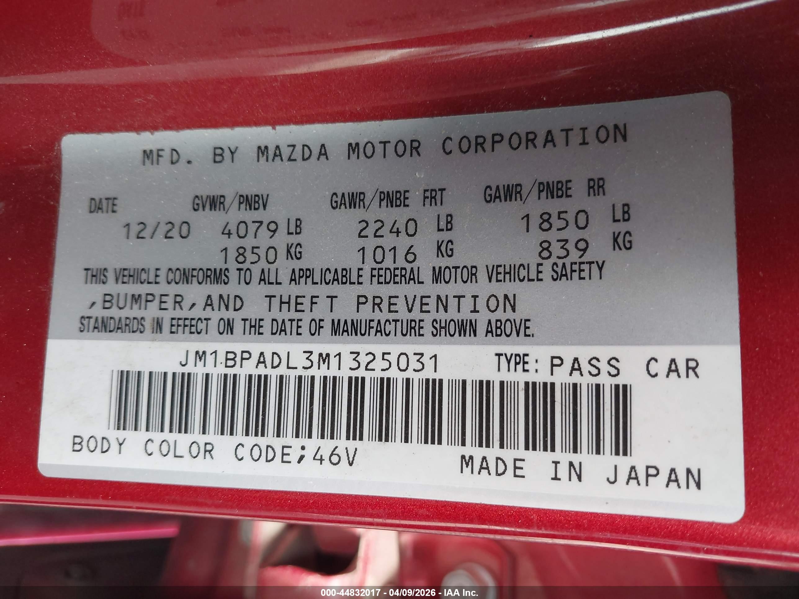 MAZDA MAZDA3 image 9