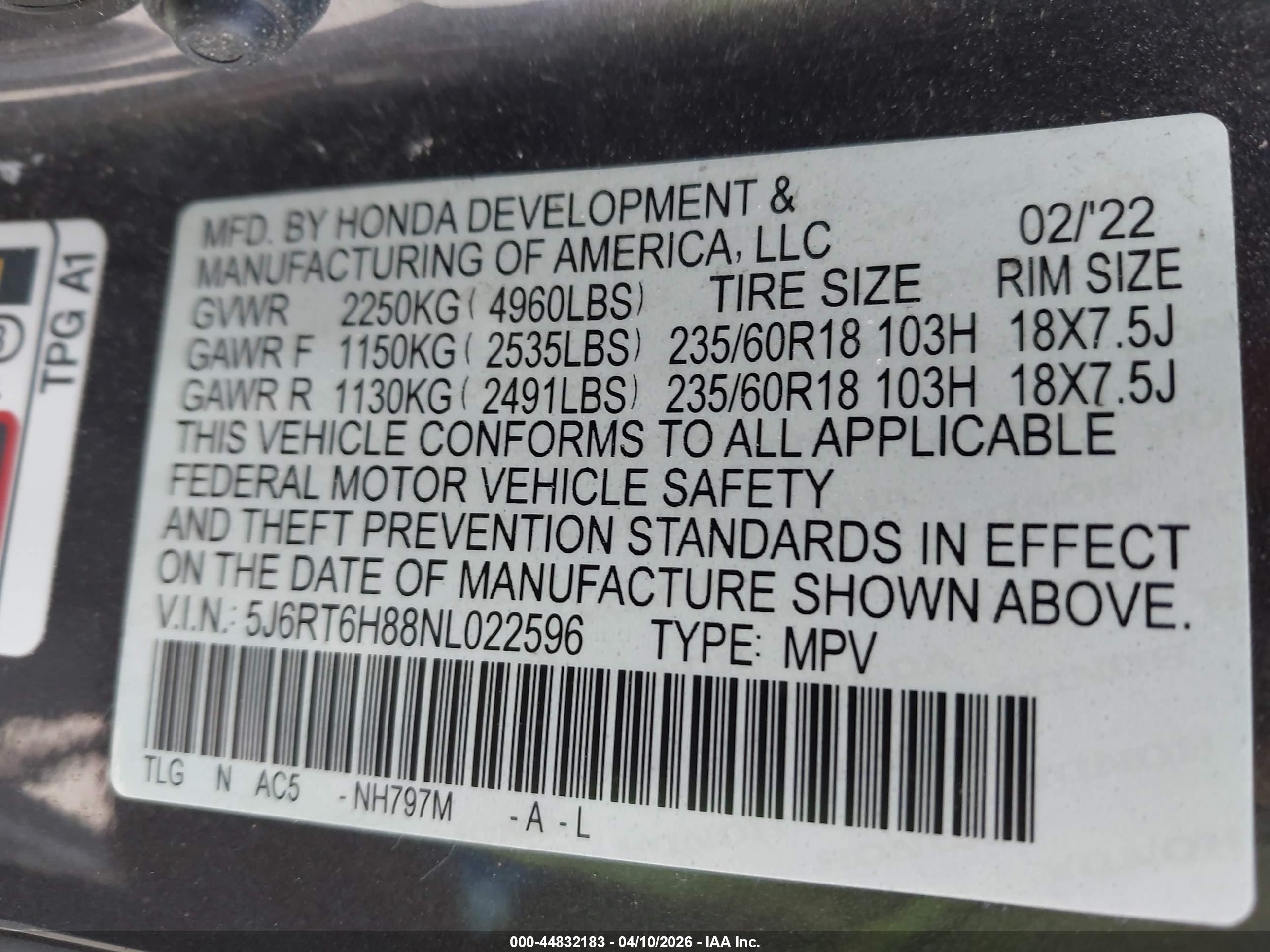 HONDA CR-V image 9