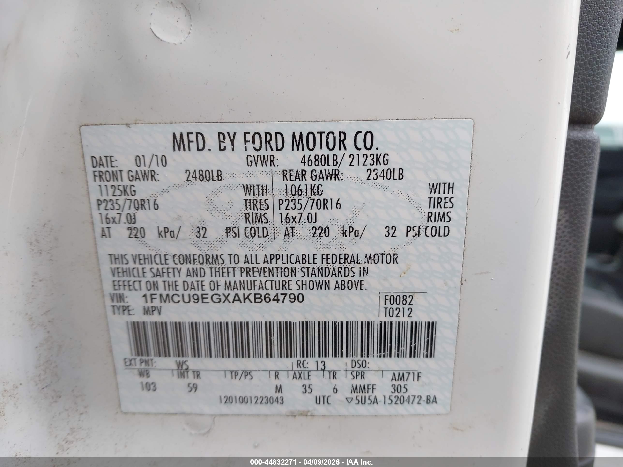 FORD ESCAPE image 9