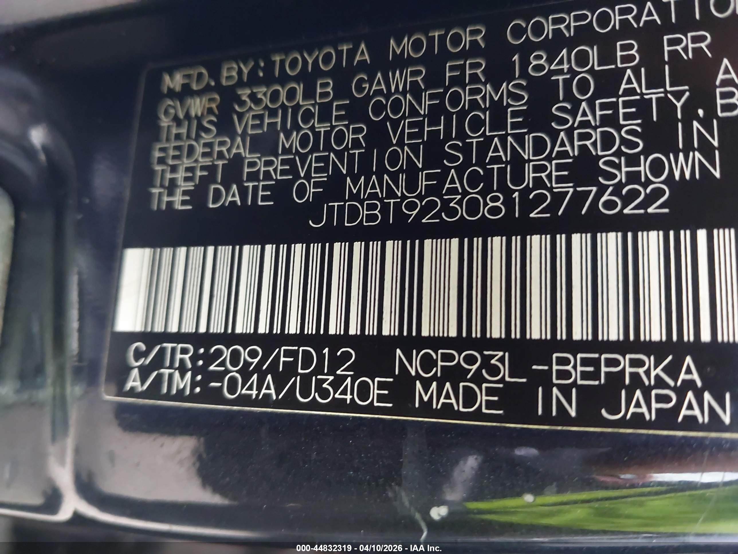TOYOTA YARIS image 9