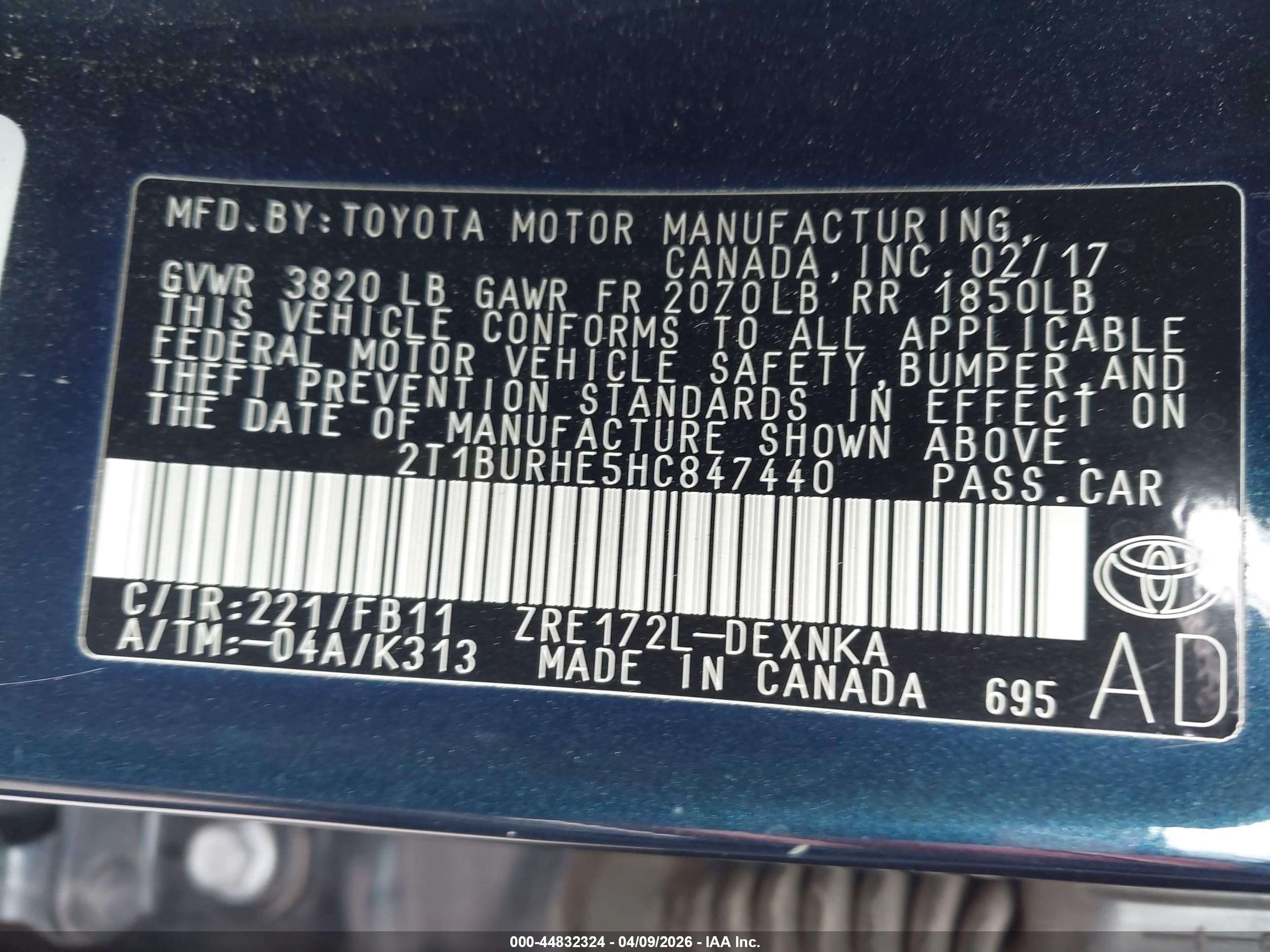 TOYOTA COROLLA image 9
