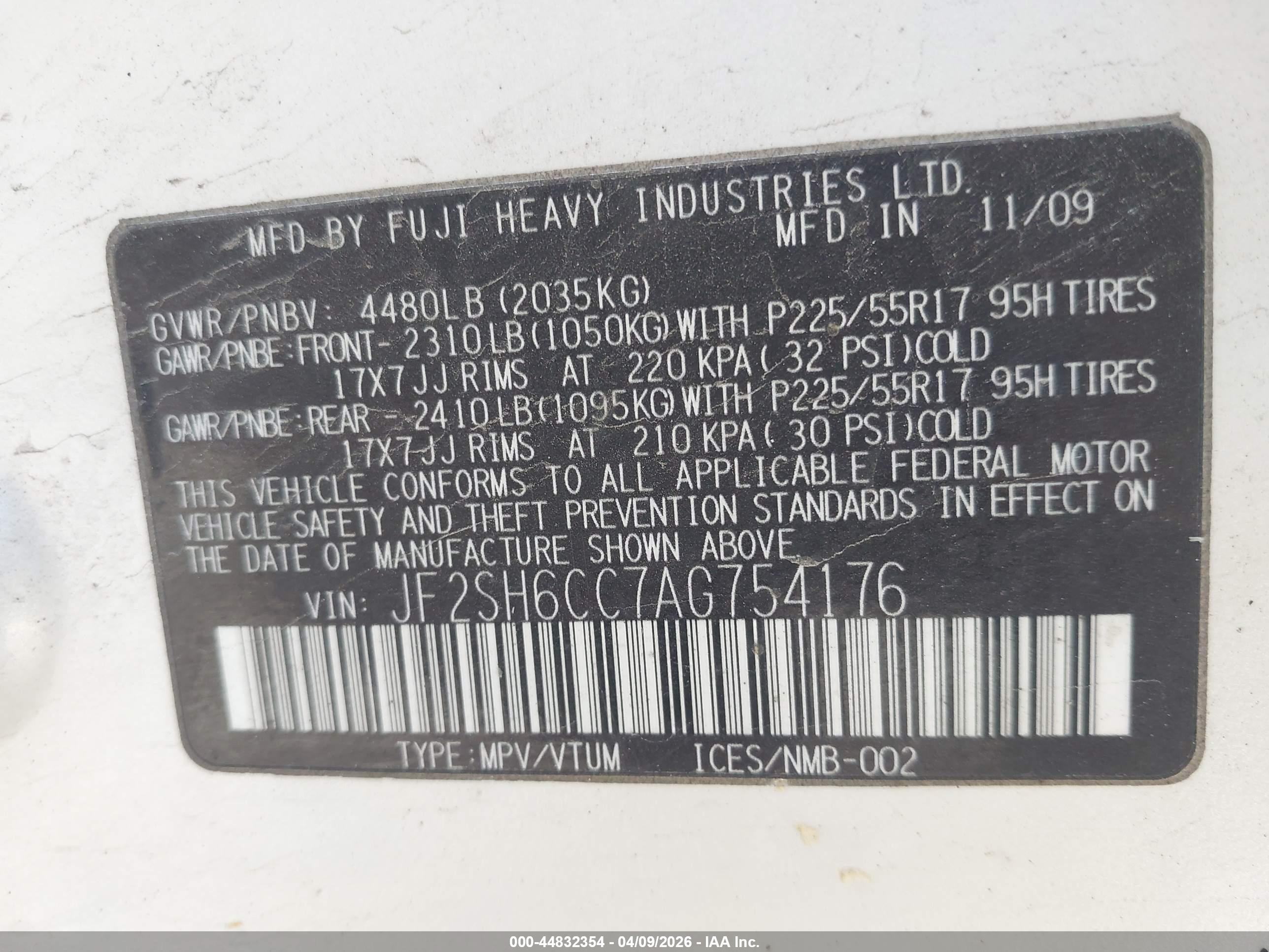 SUBARU FORESTER image 9