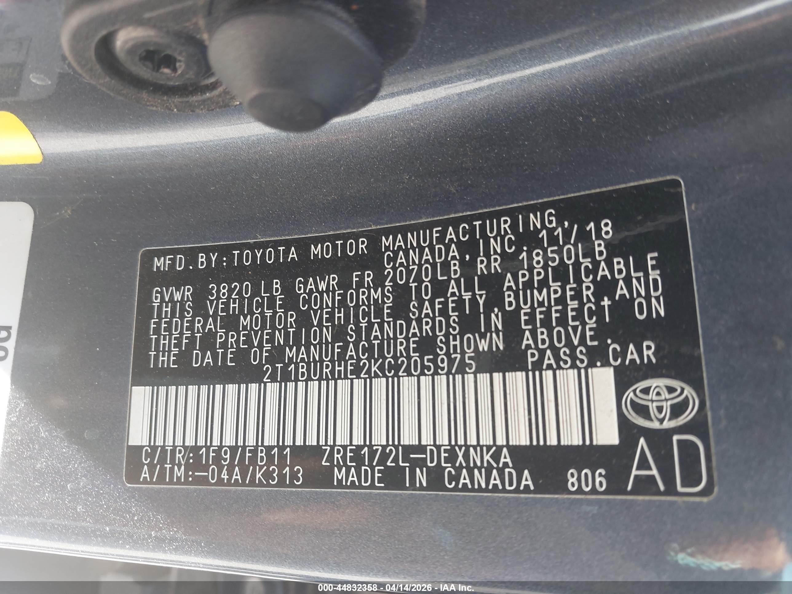 TOYOTA COROLLA image 9