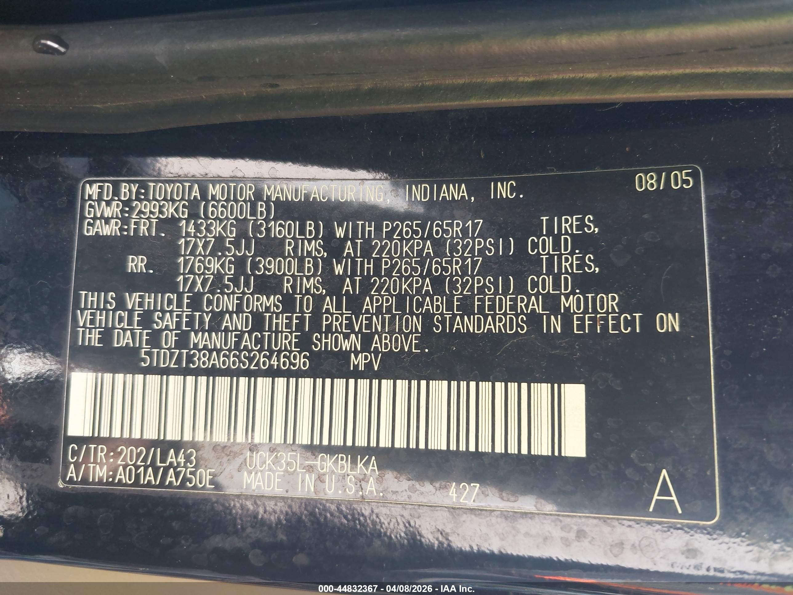 TOYOTA SEQUOIA image 9