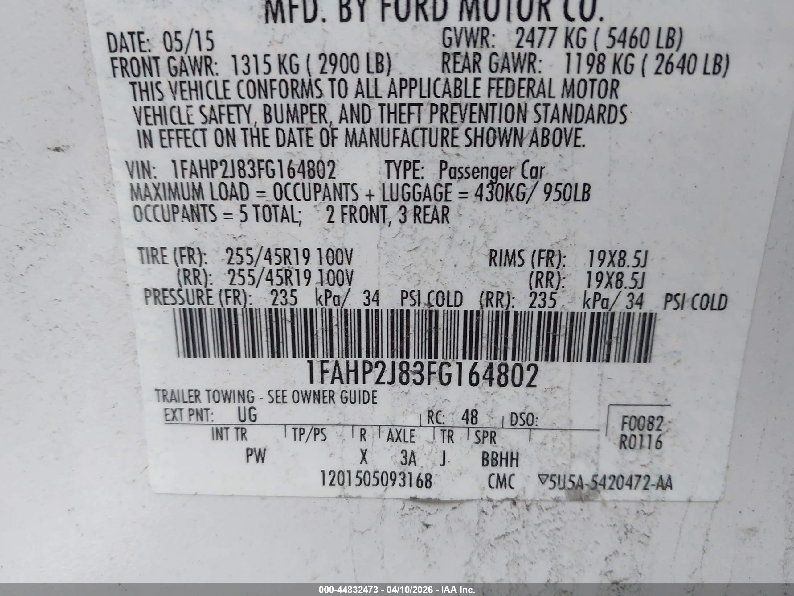 FORD TAURUS image 9
