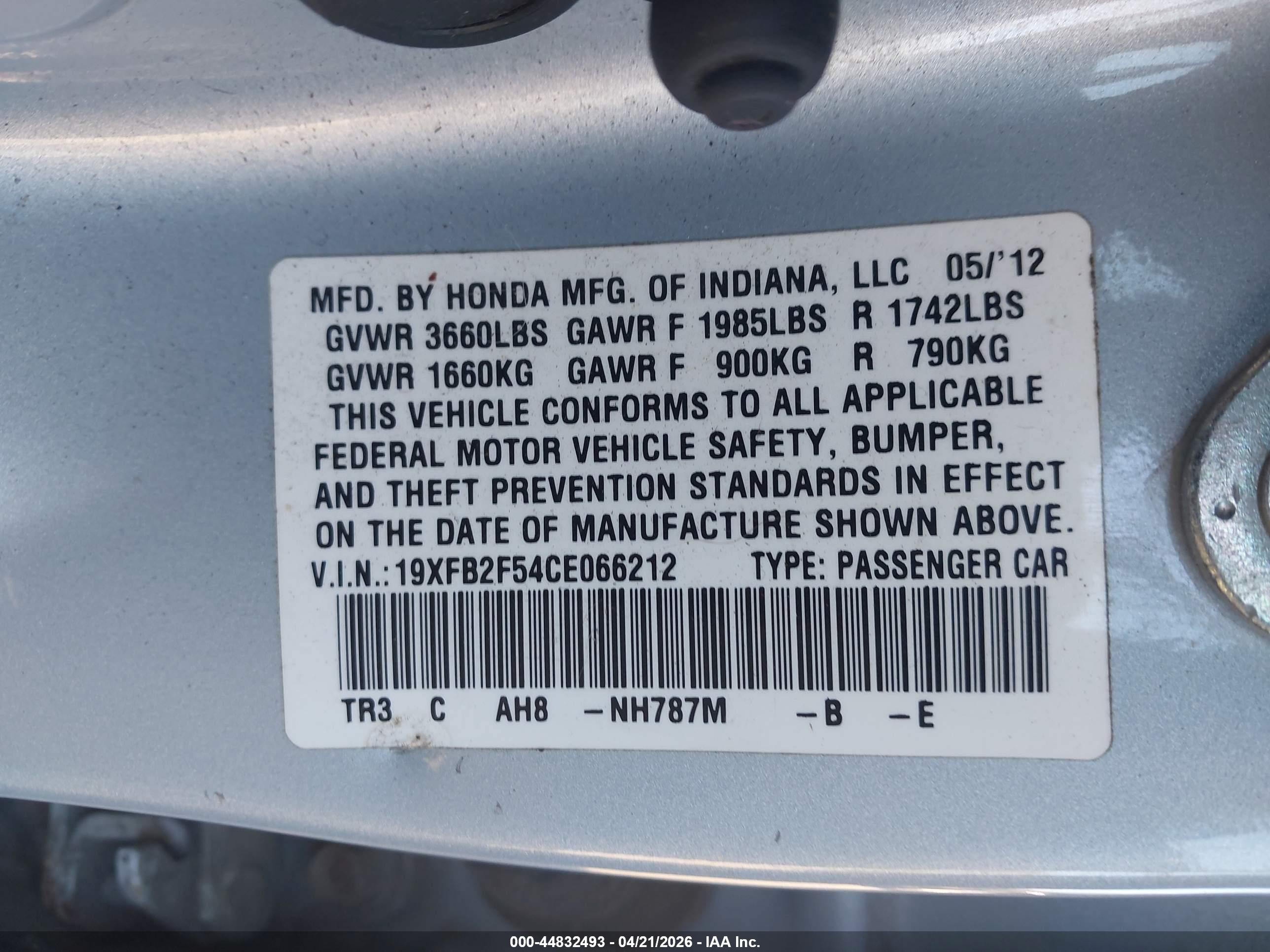 HONDA CIVIC image 9