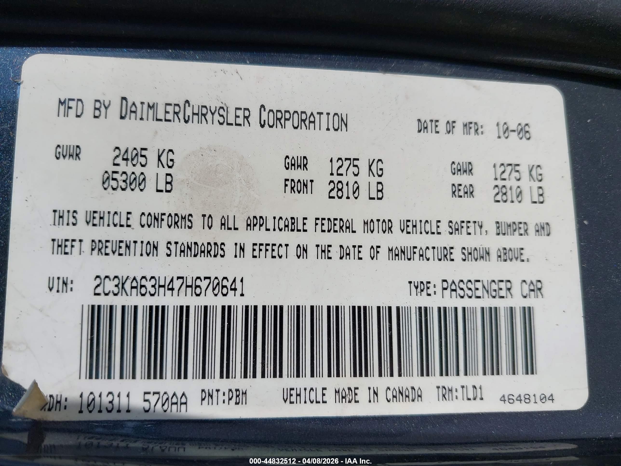 CHRYSLER 300C image 9
