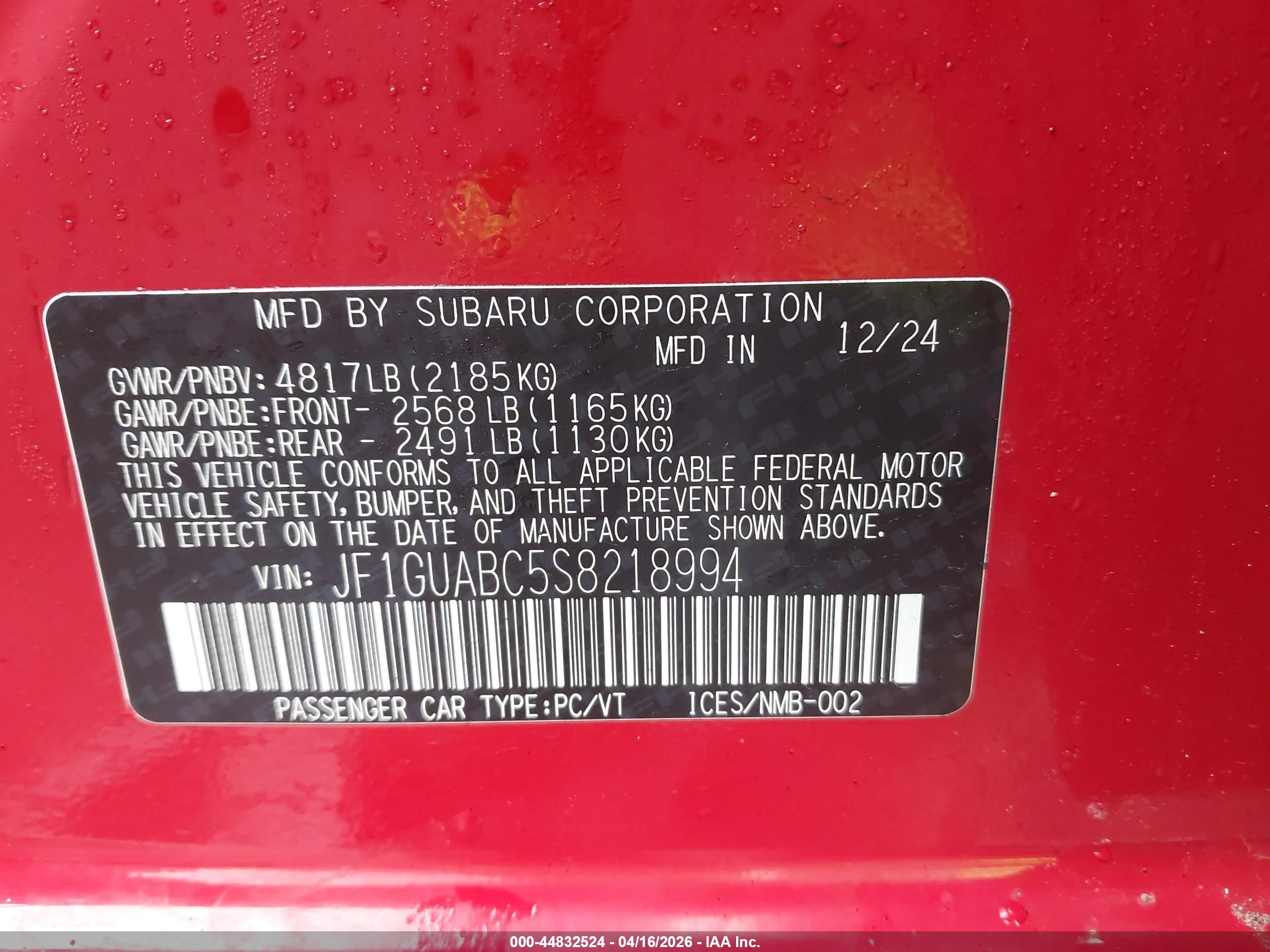 SUBARU IMPREZA image 9