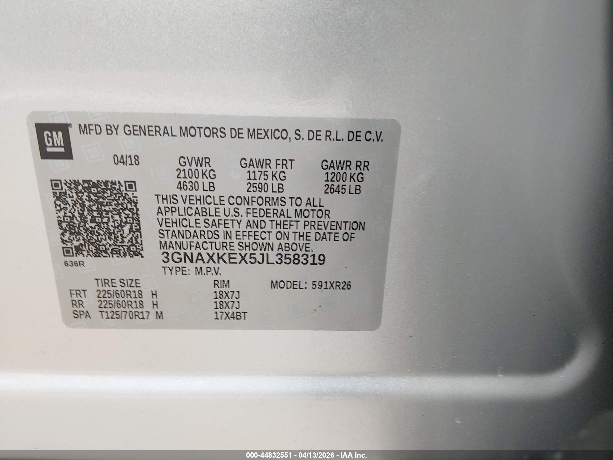 CHEVROLET EQUINOX image 9