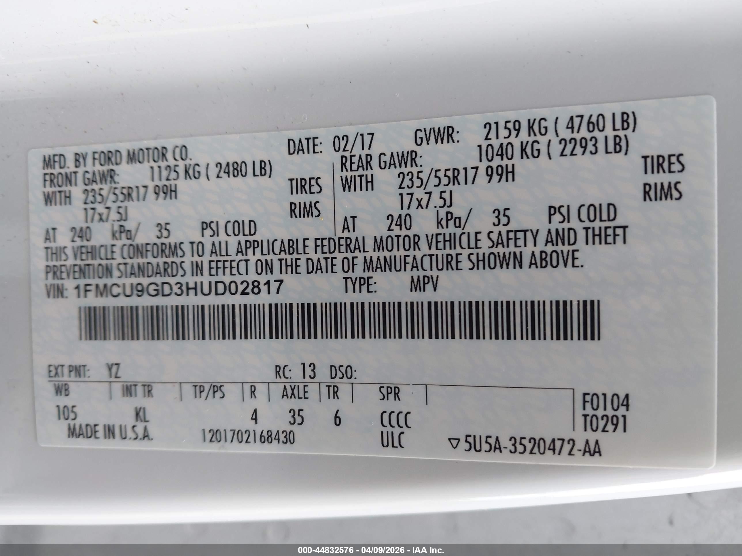 FORD ESCAPE image 9