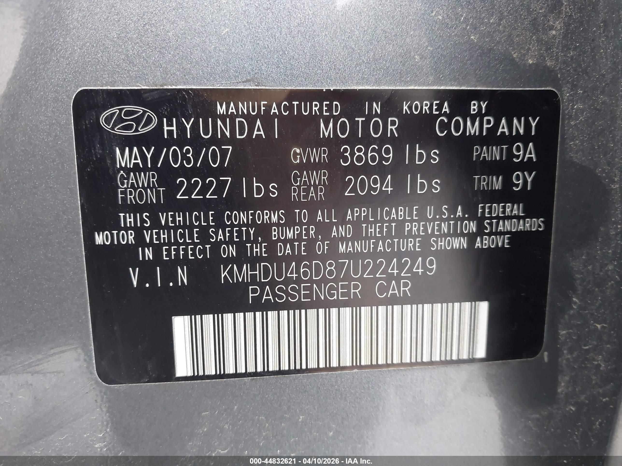 HYUNDAI ELANTRA image 9