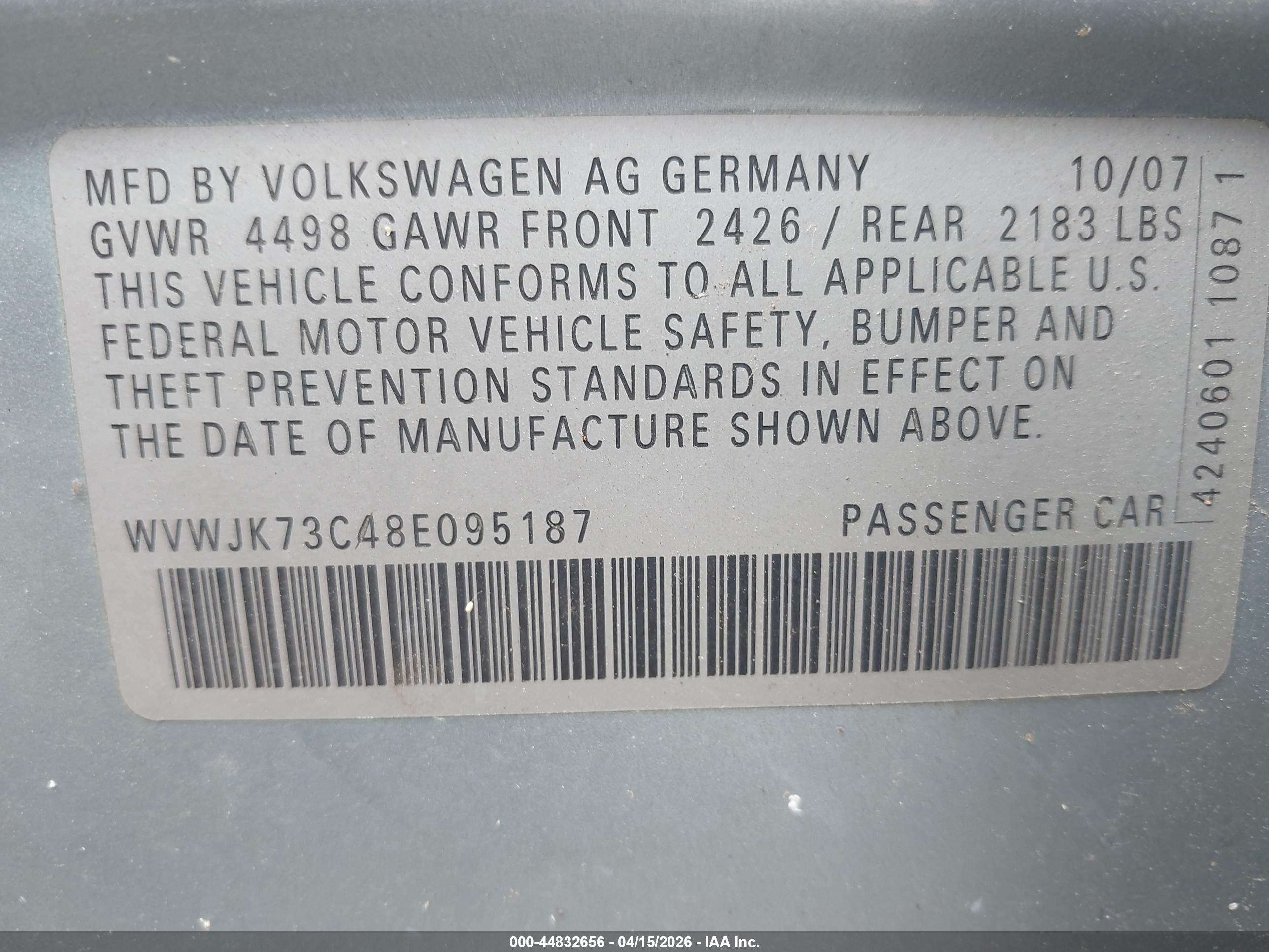 VOLKSWAGEN PASSAT image 9