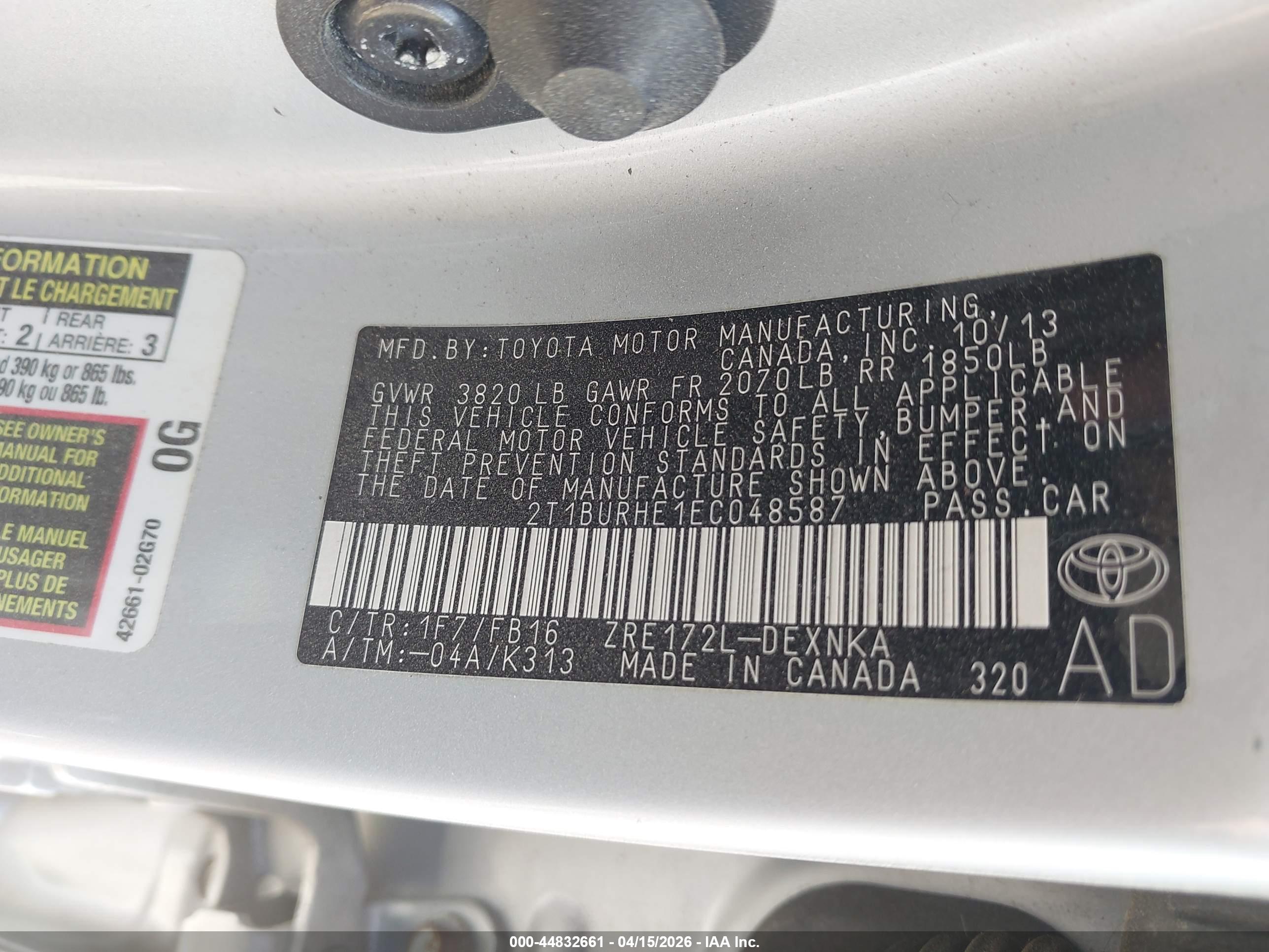 TOYOTA COROLLA image 9