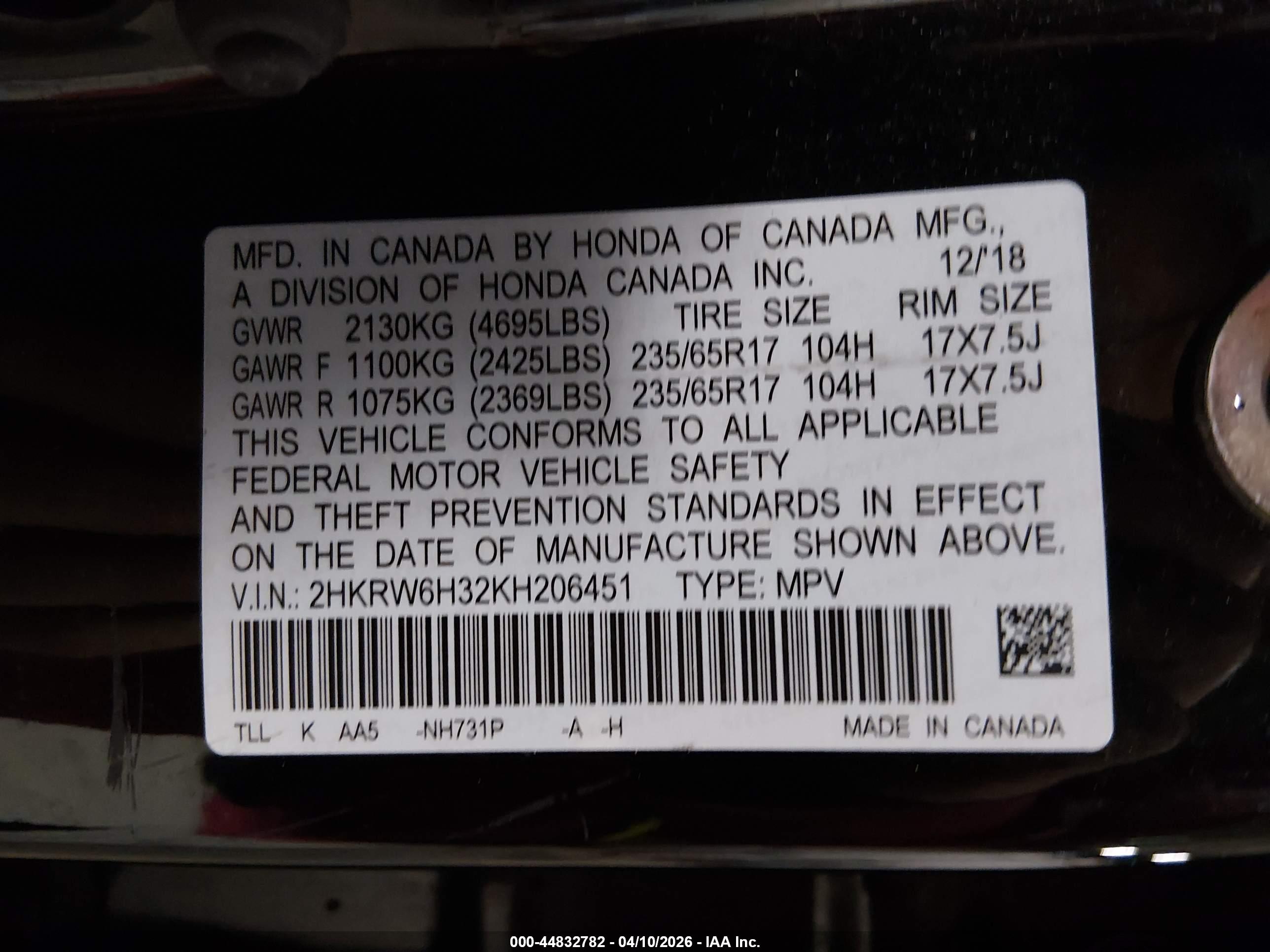 HONDA CR-V image 9