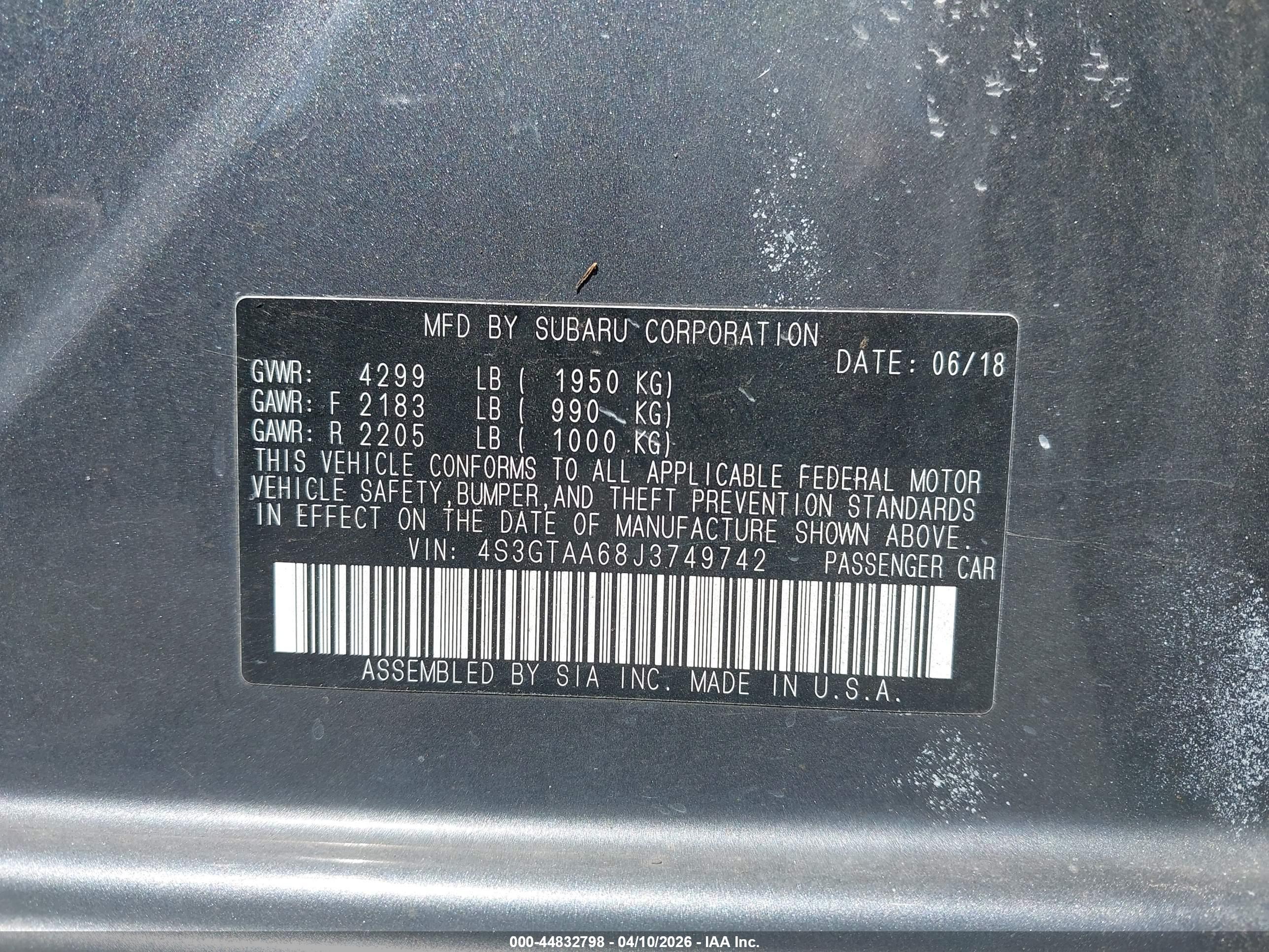 SUBARU IMPREZA image 9