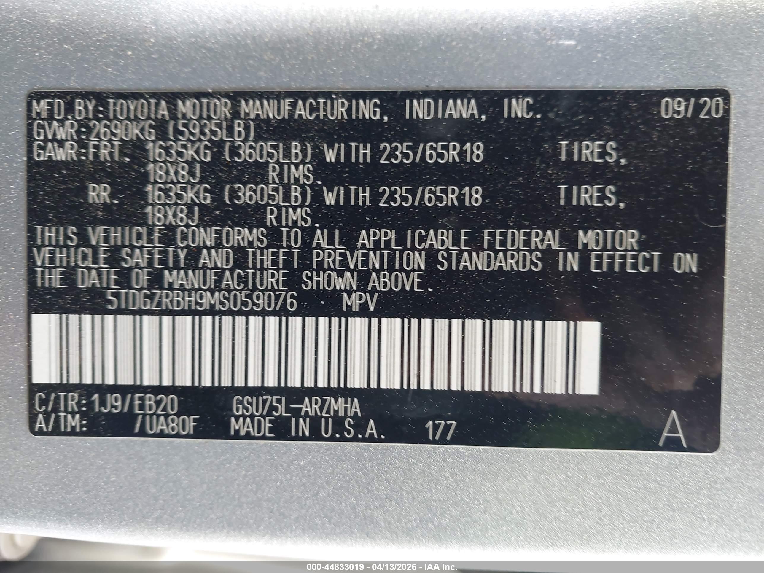 TOYOTA HIGHLANDER image 9