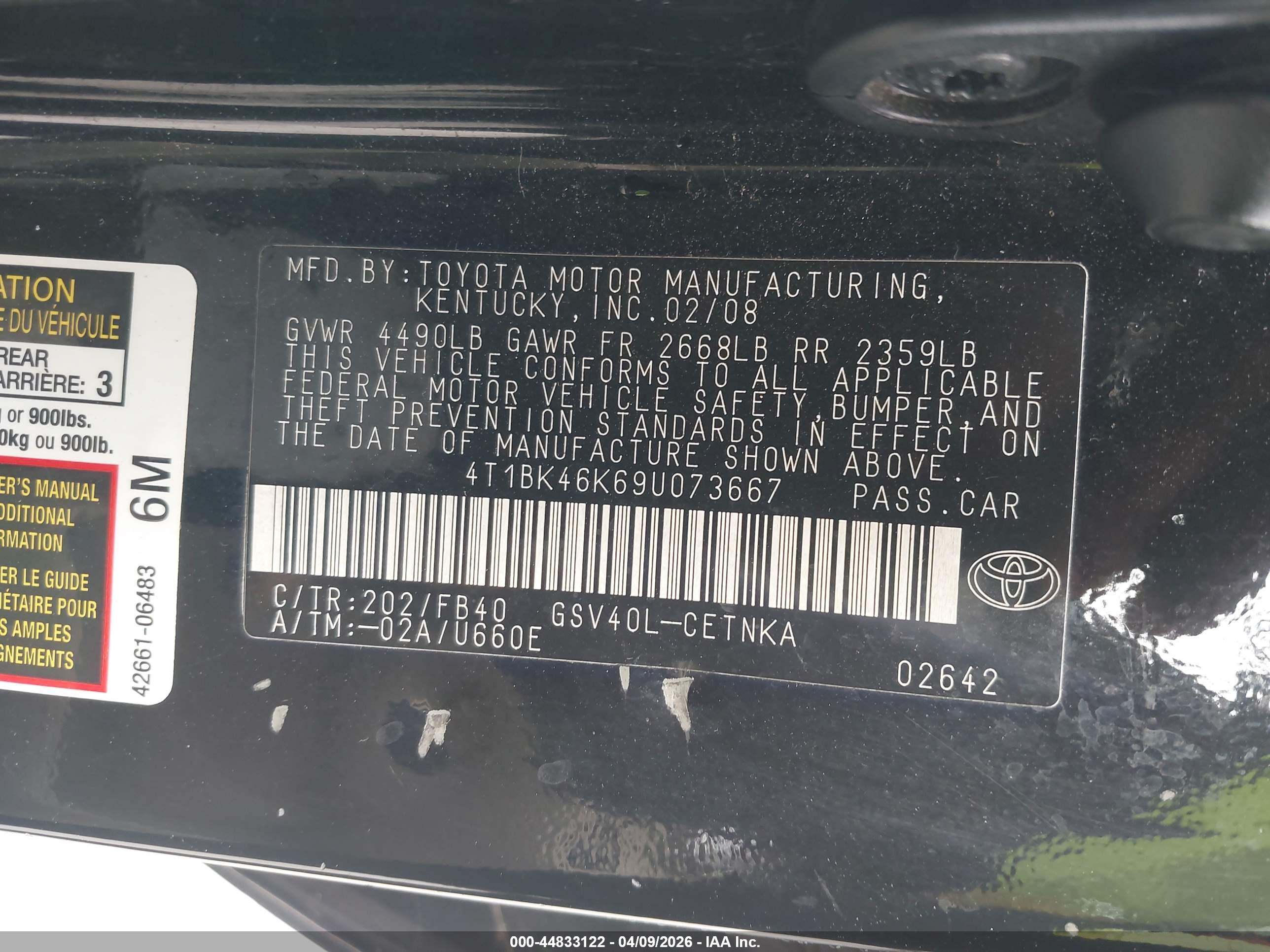 TOYOTA CAMRY image 9
