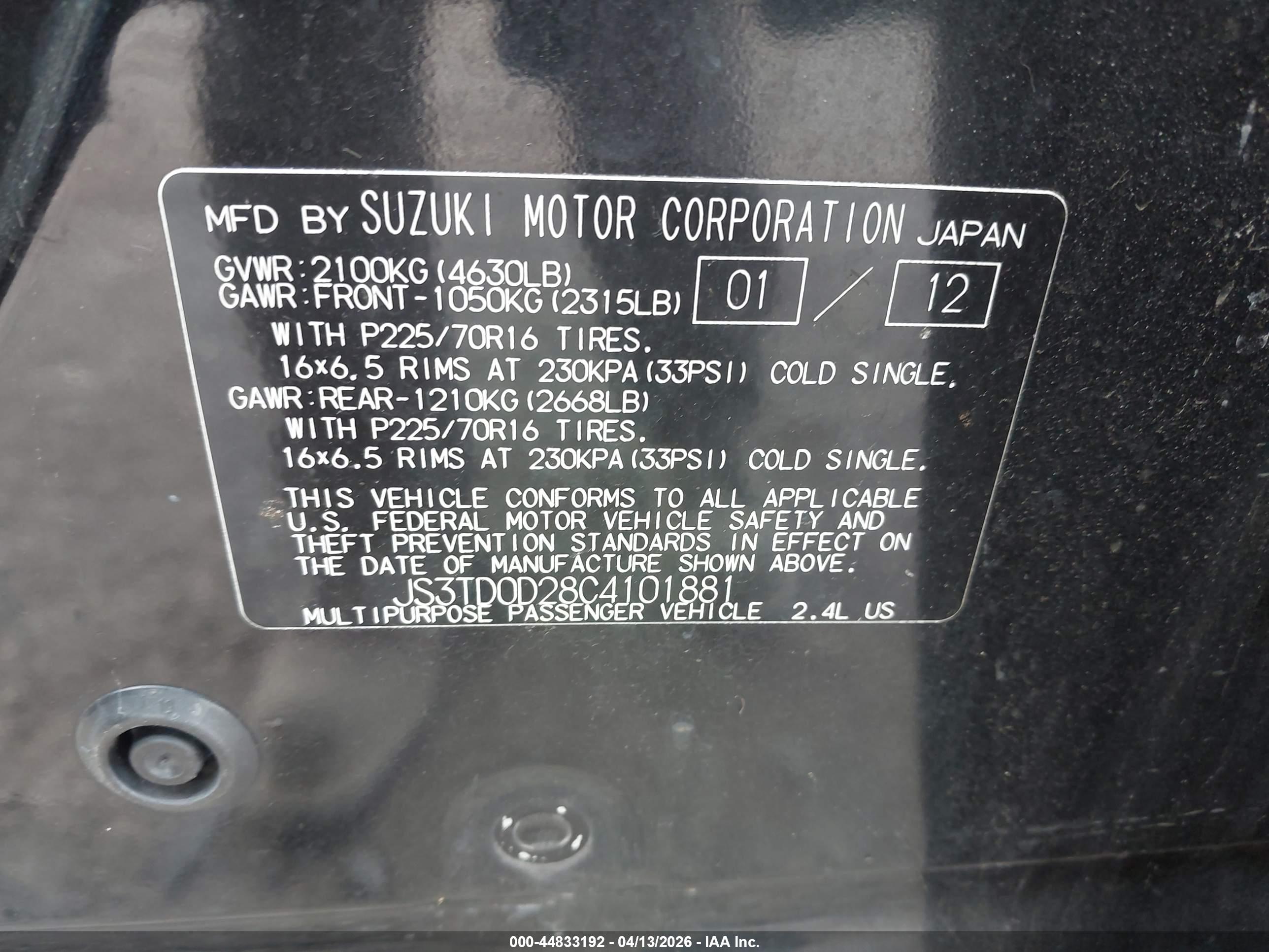 SUZUKI GRAND image 9