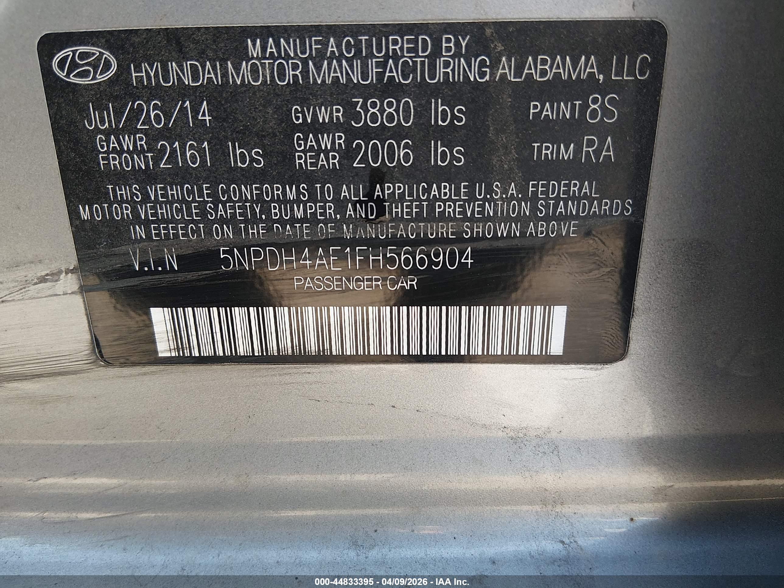 HYUNDAI ELANTRA image 9
