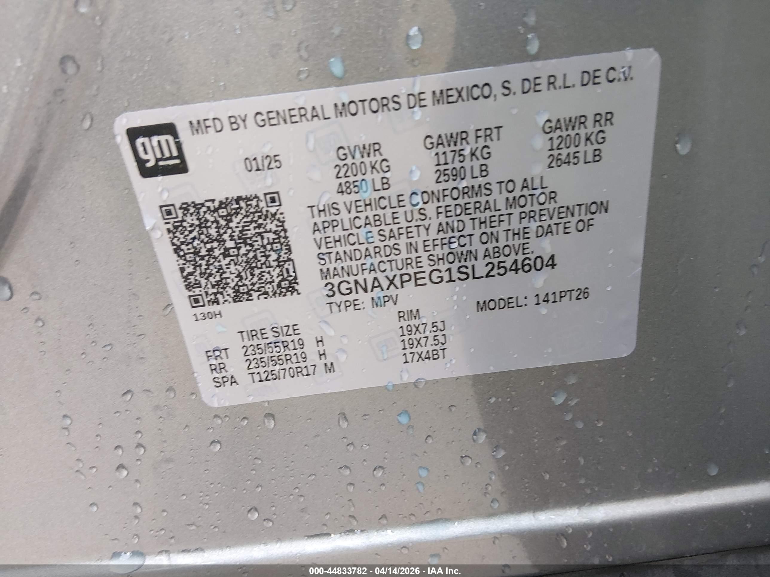 CHEVROLET EQUINOX image 9