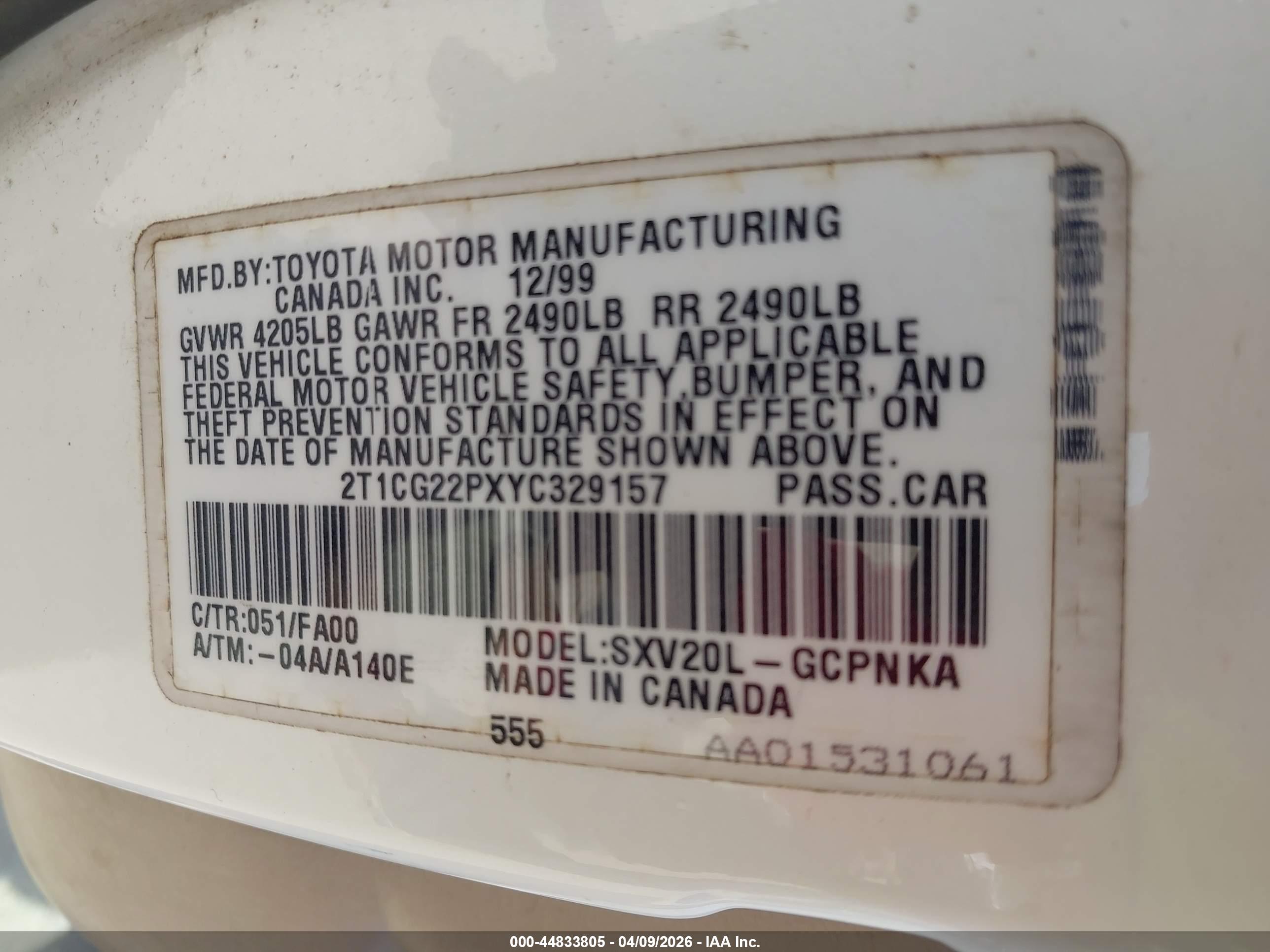 TOYOTA CAMRY image 9