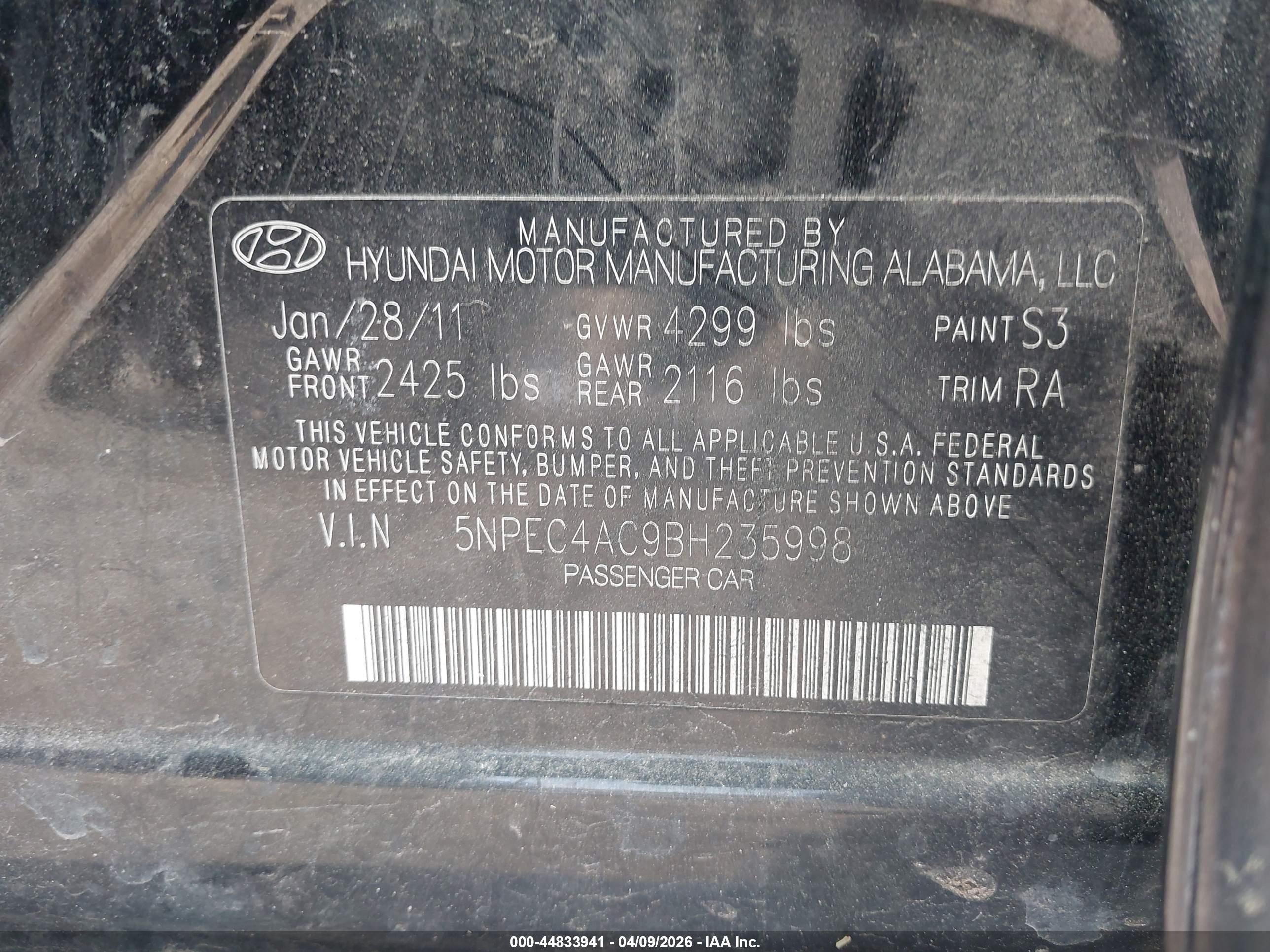 HYUNDAI SONATA image 9