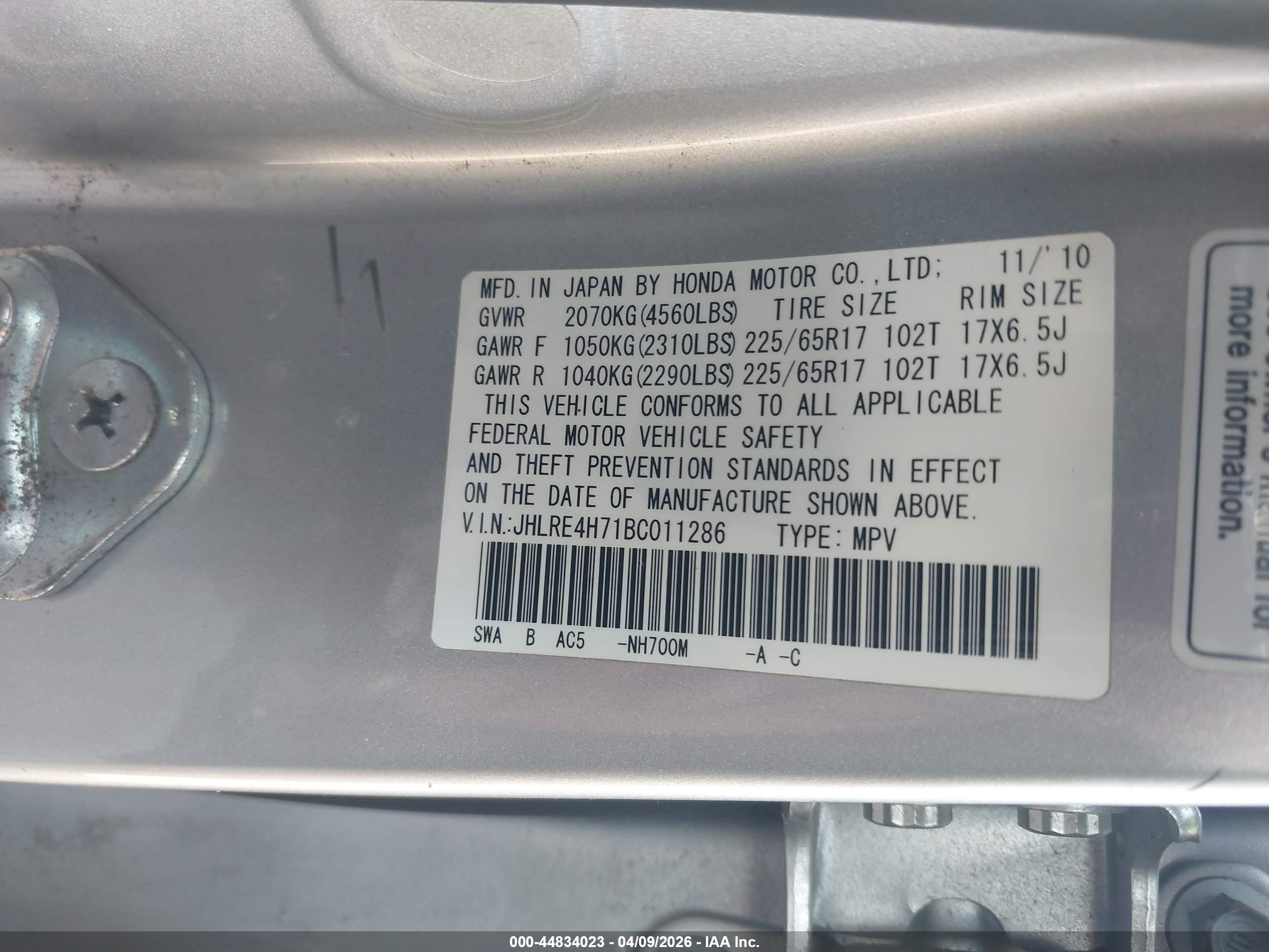 HONDA CR-V image 9