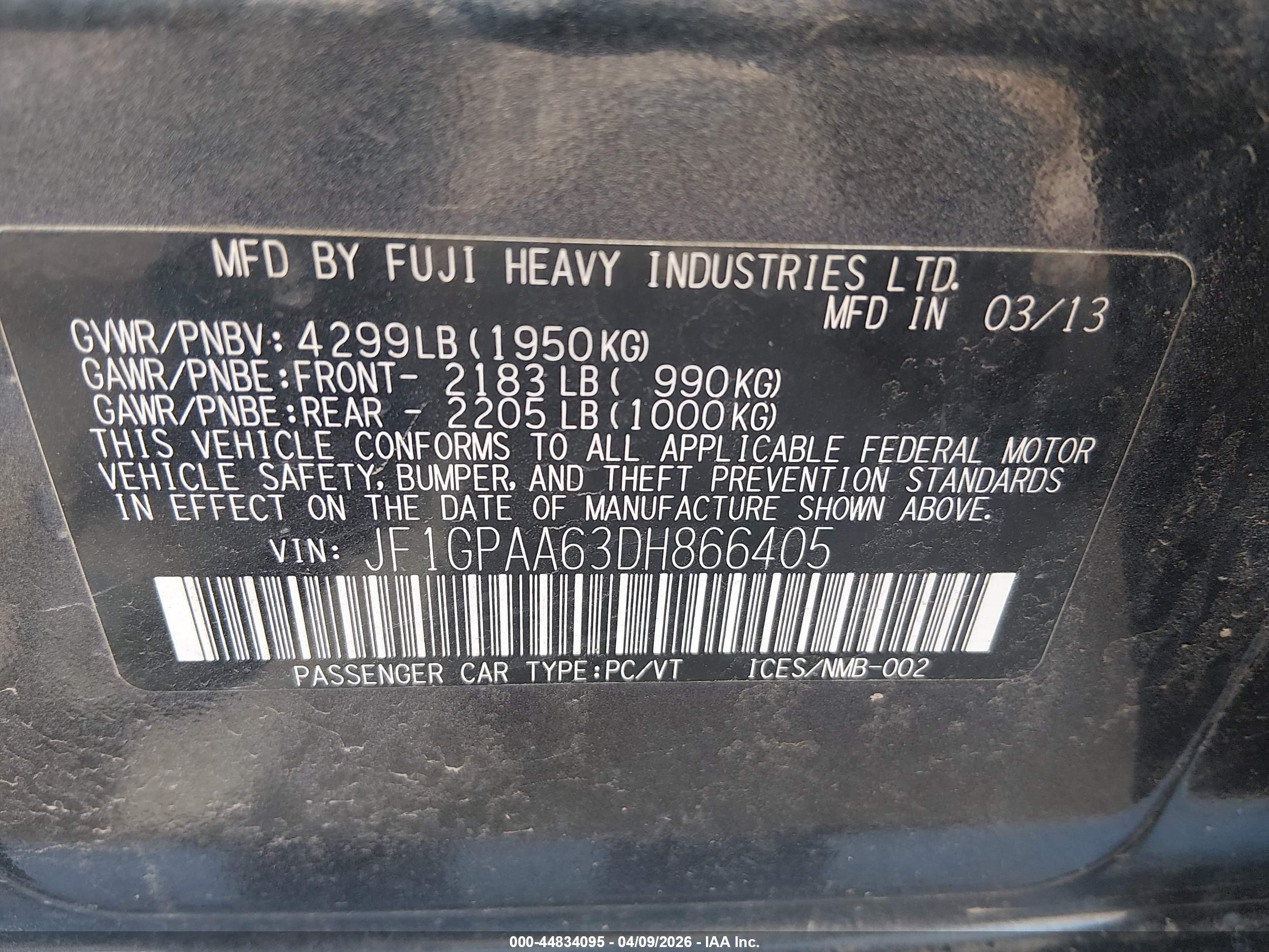 SUBARU IMPREZA image 9