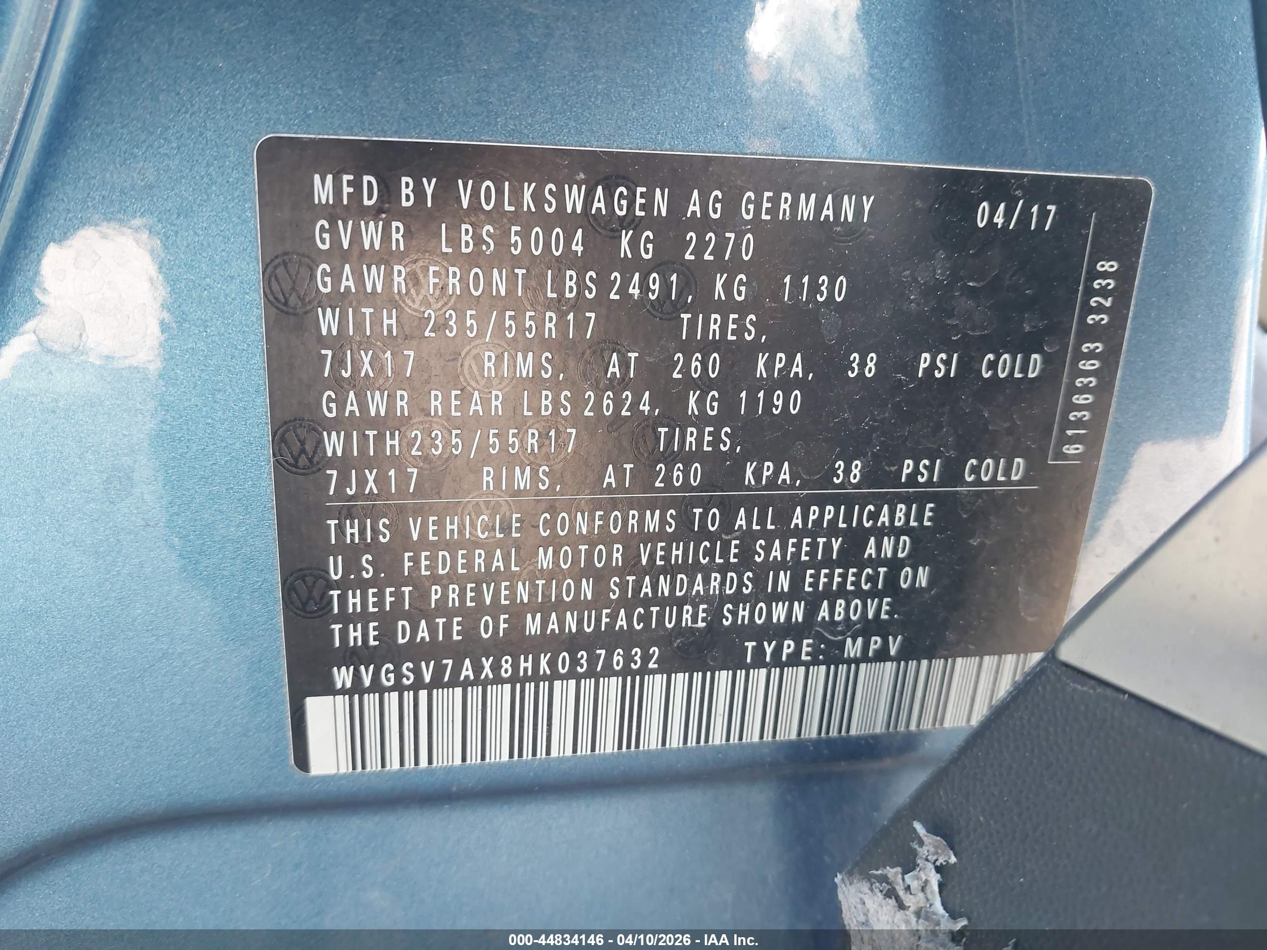 VOLKSWAGEN TIGUAN image 9